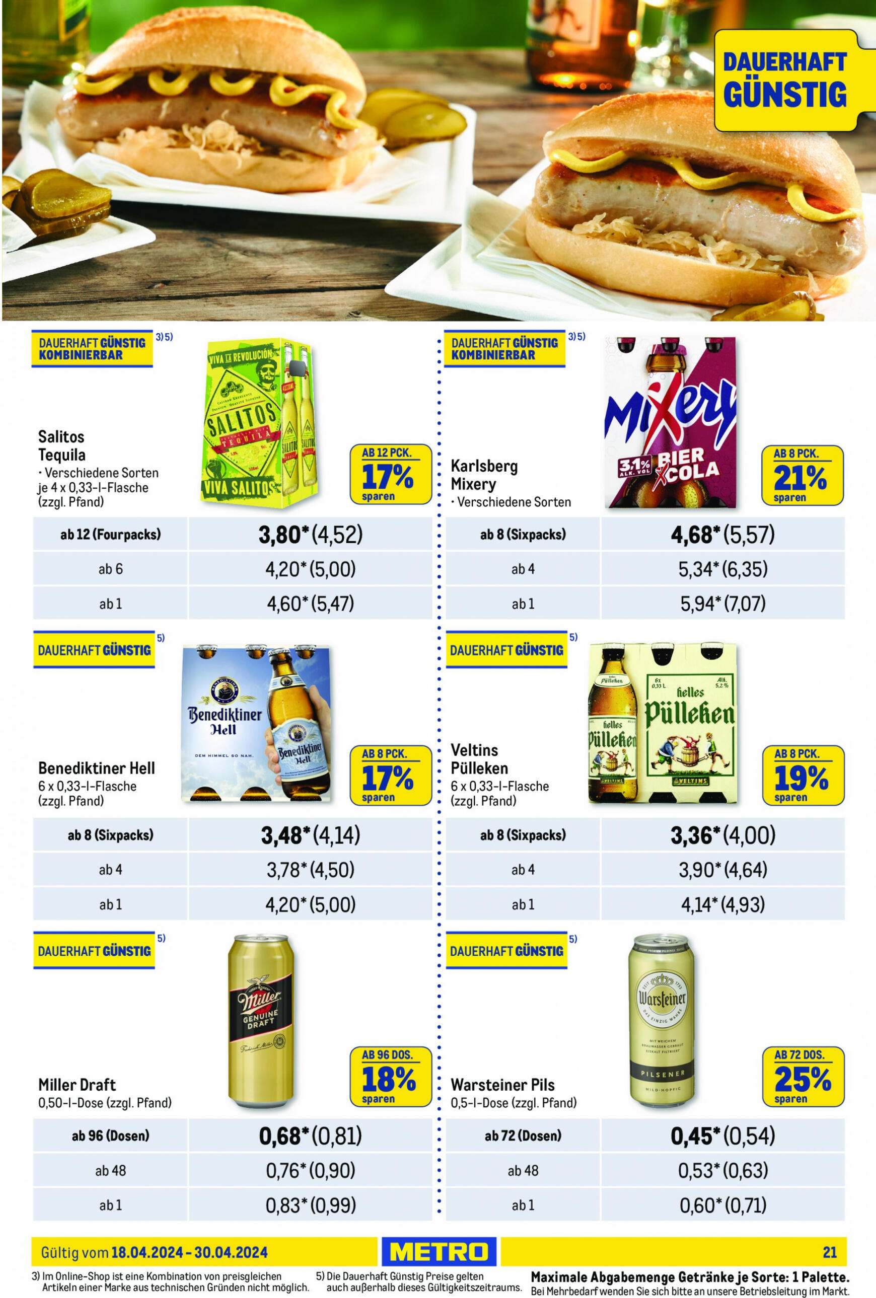 metro - Flyer Metro - Food-NonFood aktuell 18.04. - 30.04. - page: 21