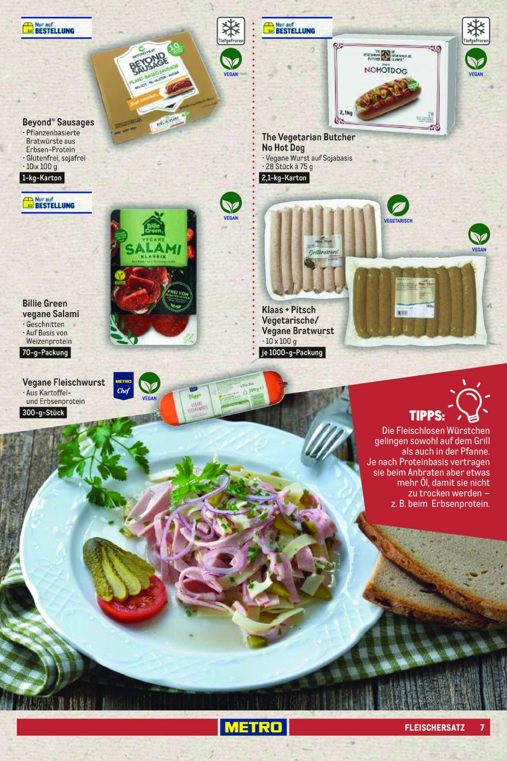 metro - Flyer Metro - Sortimentskatalog Vegane & Vegetarische Alternativen aktuell 17.07. - 31.12. - page: 7