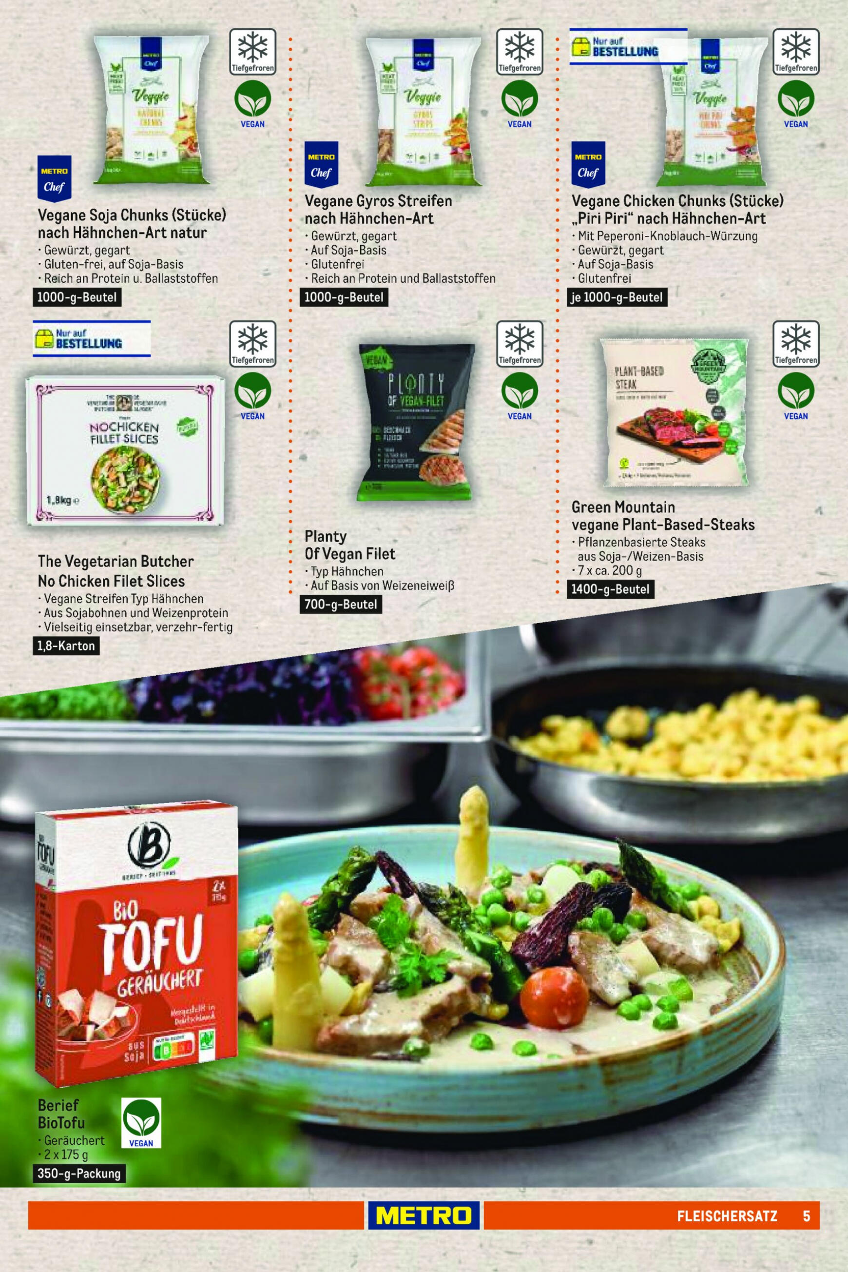 metro - Flyer Metro - Sortimentskatalog Vegane & Vegetarische Alternativen aktuell 17.07. - 31.12. - page: 5