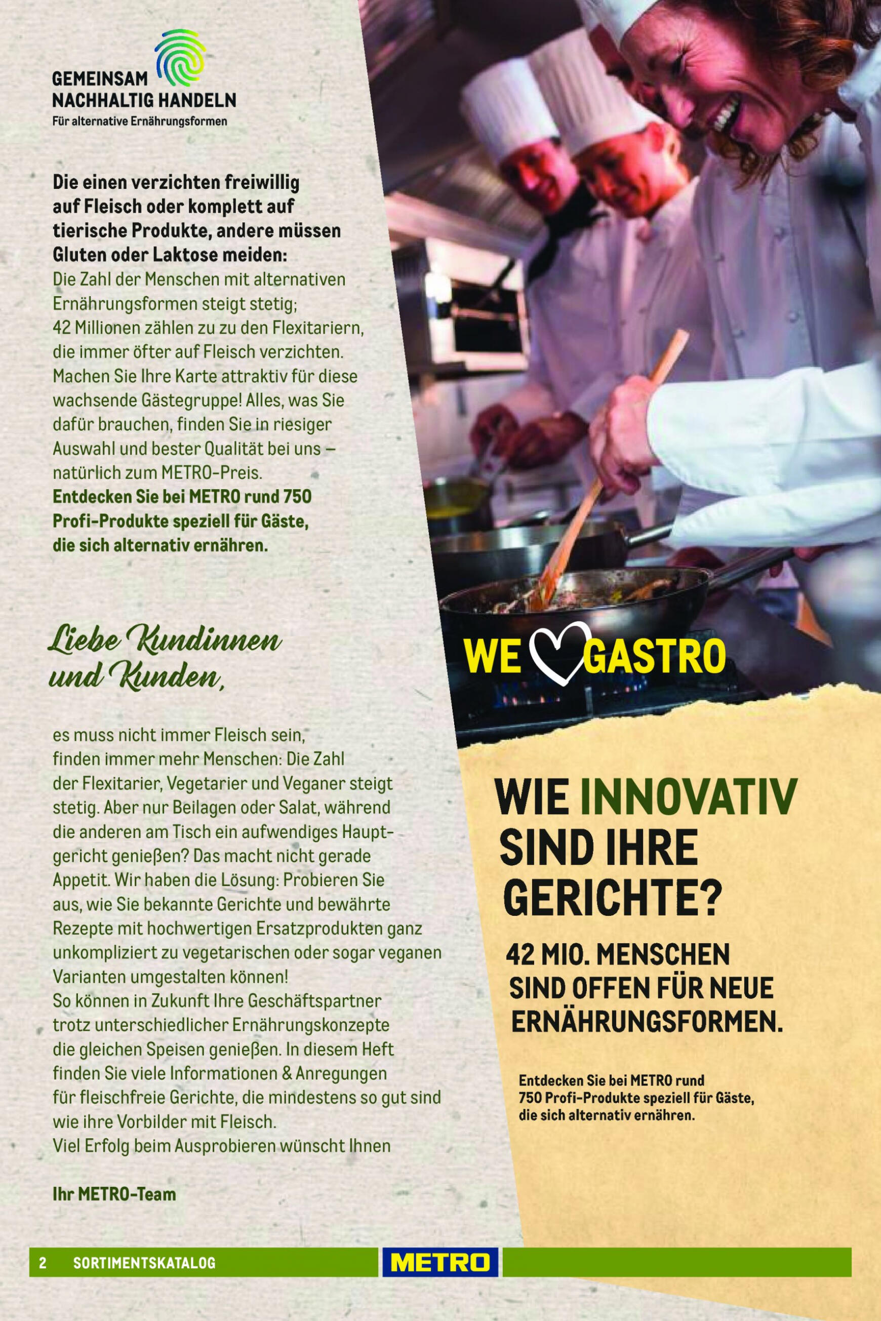 metro - Flyer Metro - Sortimentskatalog Vegane & Vegetarische Alternativen aktuell 17.07. - 31.12. - page: 2