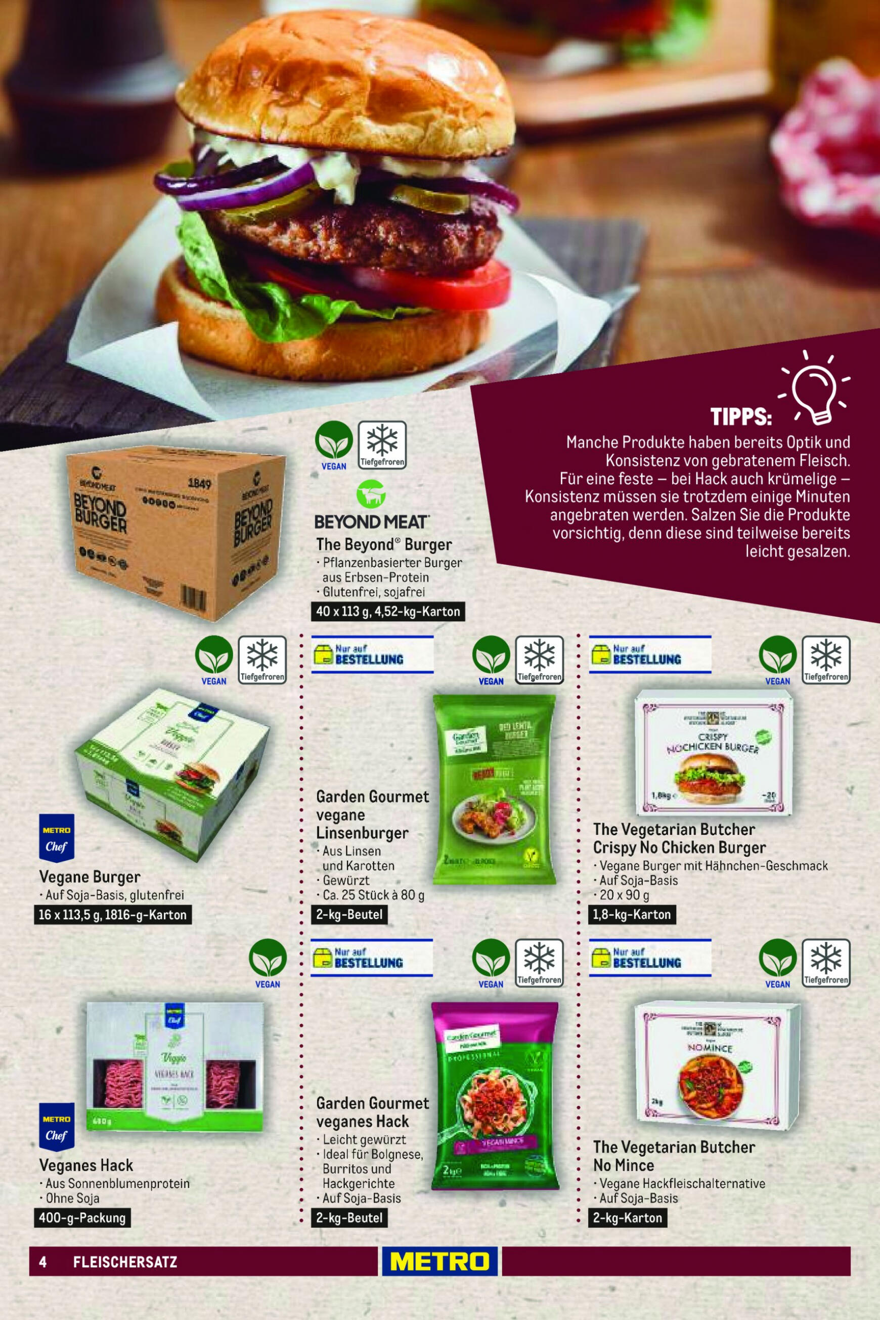 metro - Flyer Metro - Sortimentskatalog Vegane & Vegetarische Alternativen aktuell 17.07. - 31.12. - page: 4