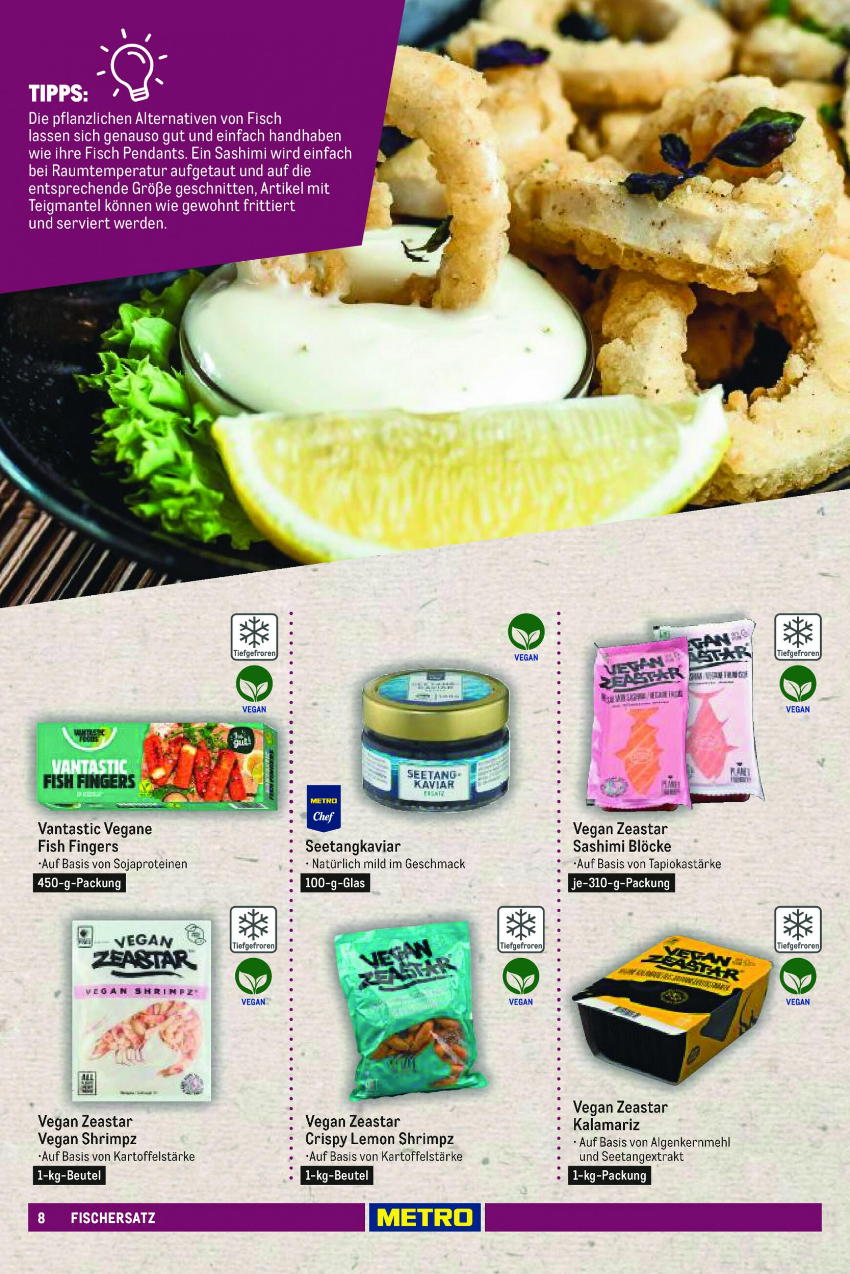 metro - Flyer Metro - Sortimentskatalog Vegane & Vegetarische Alternativen aktuell 17.07. - 31.12. - page: 8