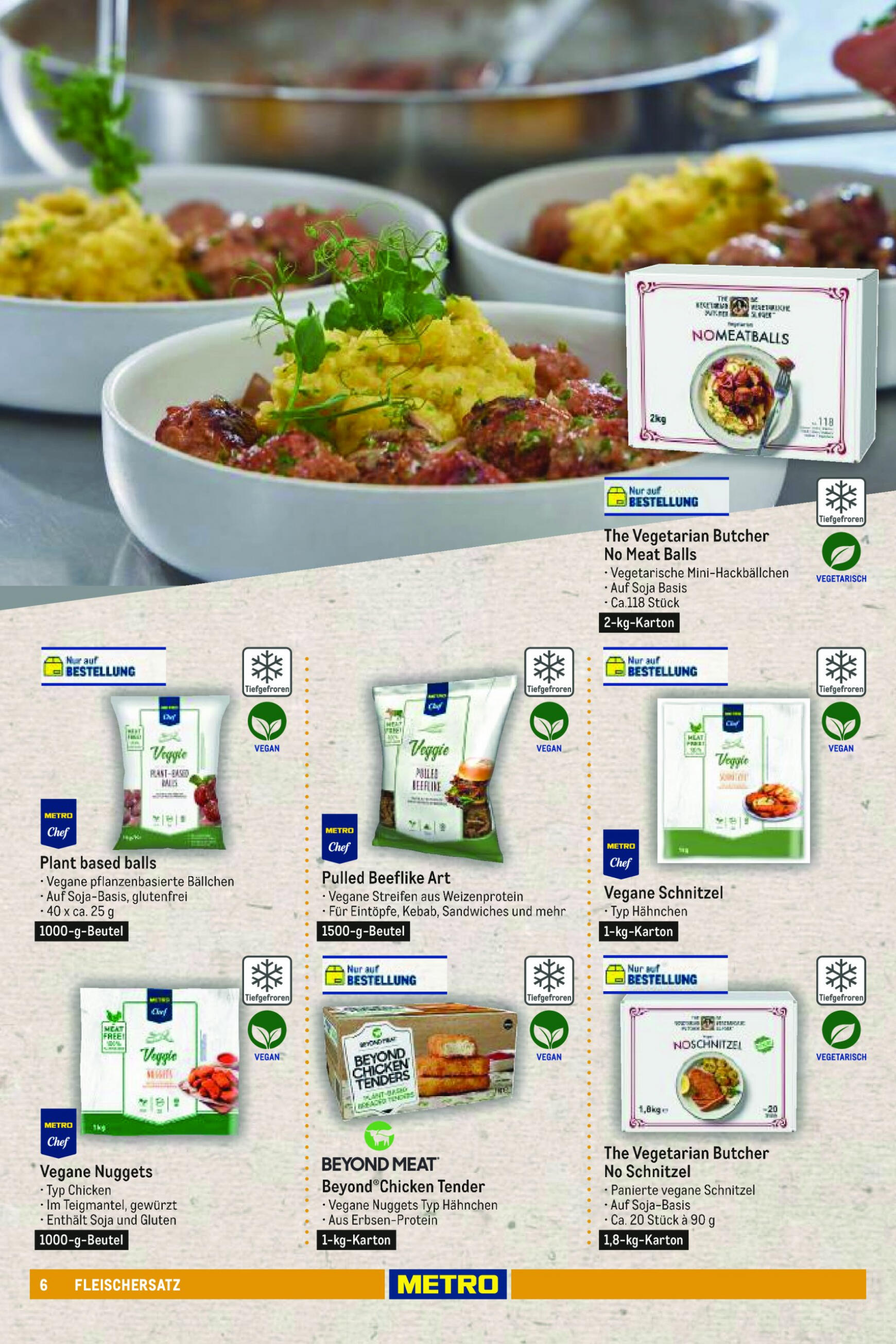 metro - Flyer Metro - Sortimentskatalog Vegane & Vegetarische Alternativen aktuell 17.07. - 31.12. - page: 6