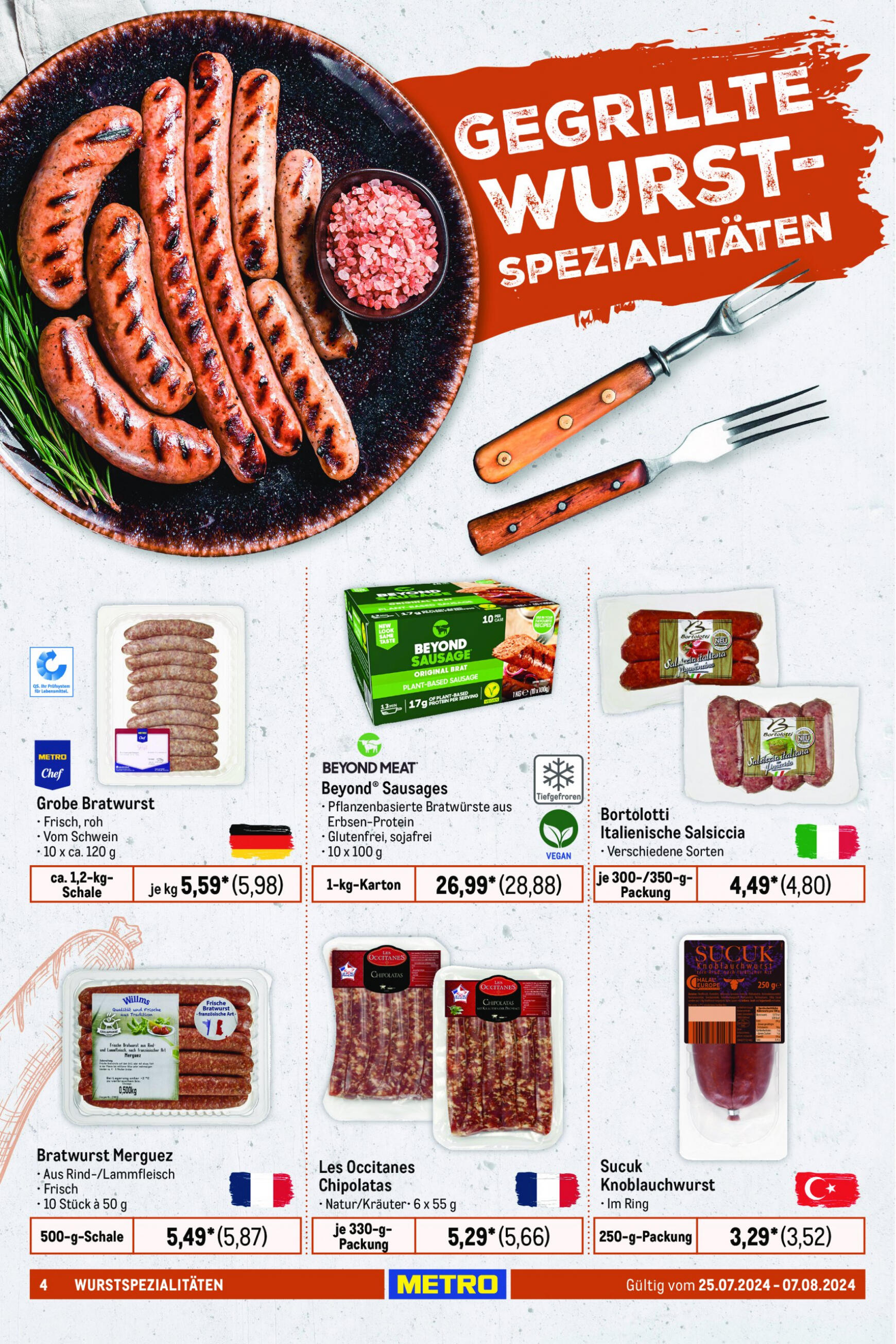 metro - Flyer Metro - Food-NonFood aktuell 25.07. - 07.08. - page: 4