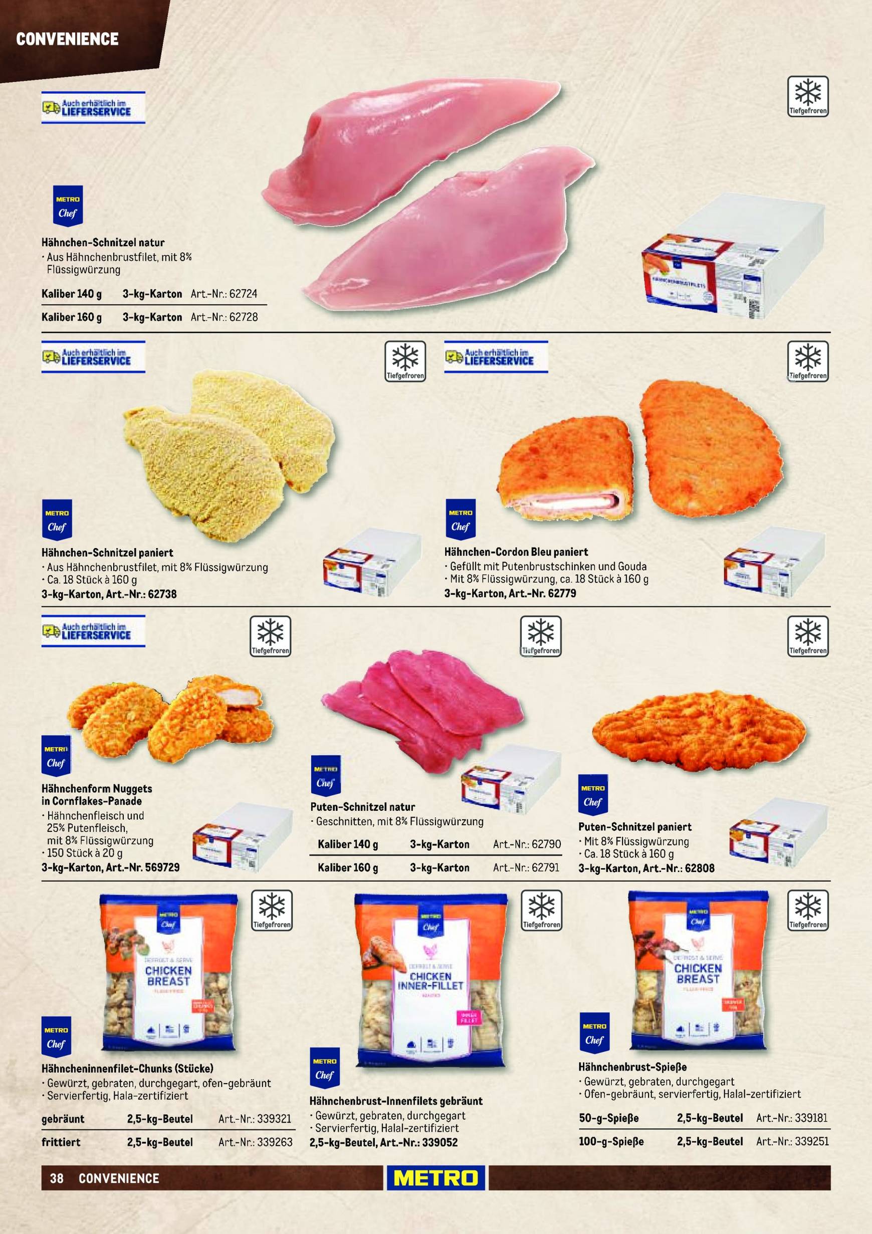 metro - Metro - Fleischsortiment-Prospekt gültig ab 01.09. - 31.12. - page: 38