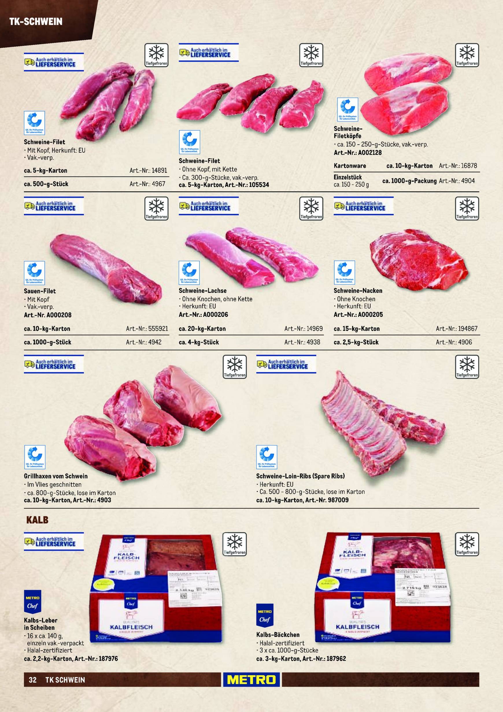 metro - Metro - Fleischsortiment-Prospekt gültig ab 01.09. - 31.12. - page: 32