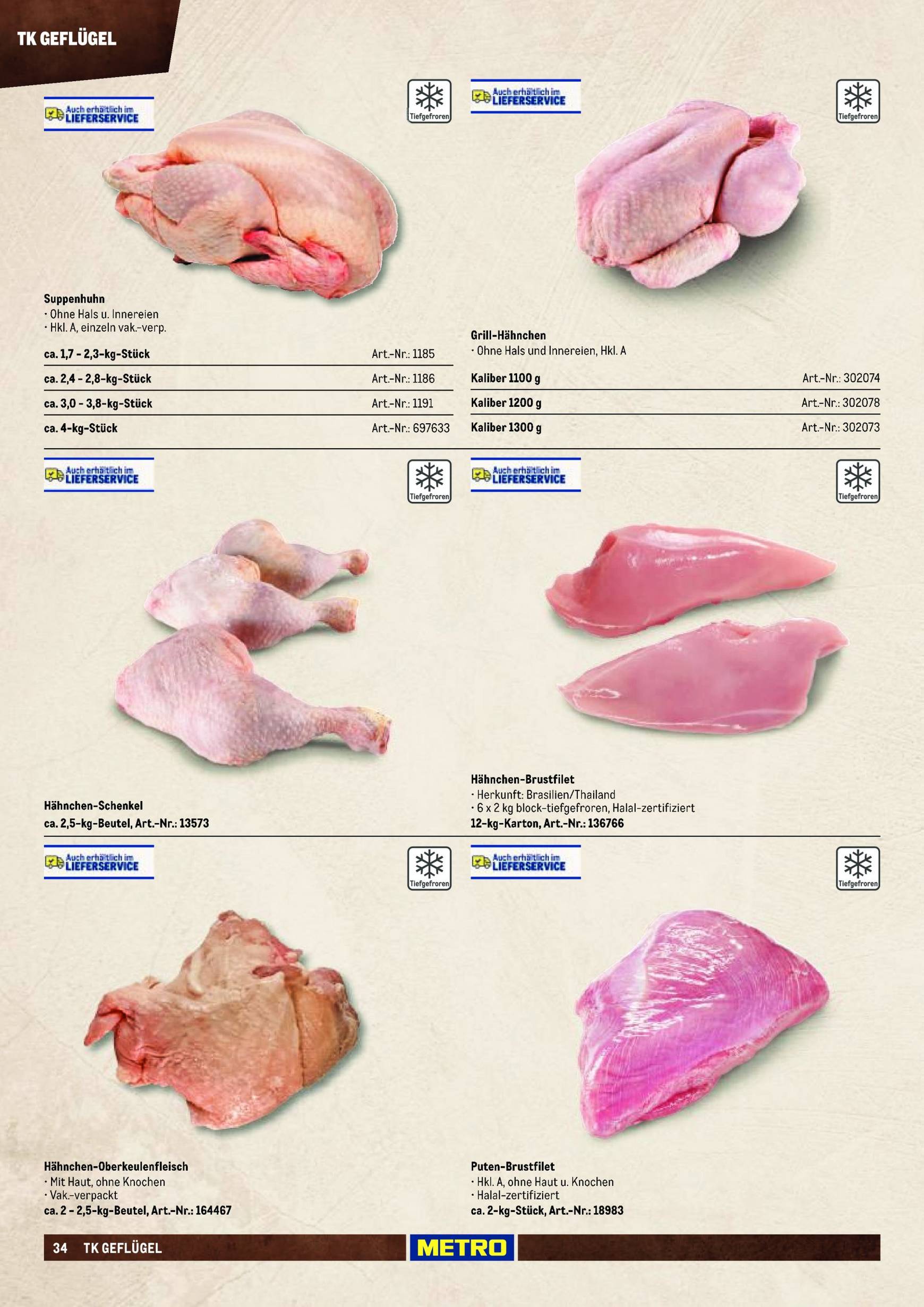 metro - Metro - Fleischsortiment-Prospekt gültig ab 01.09. - 31.12. - page: 34
