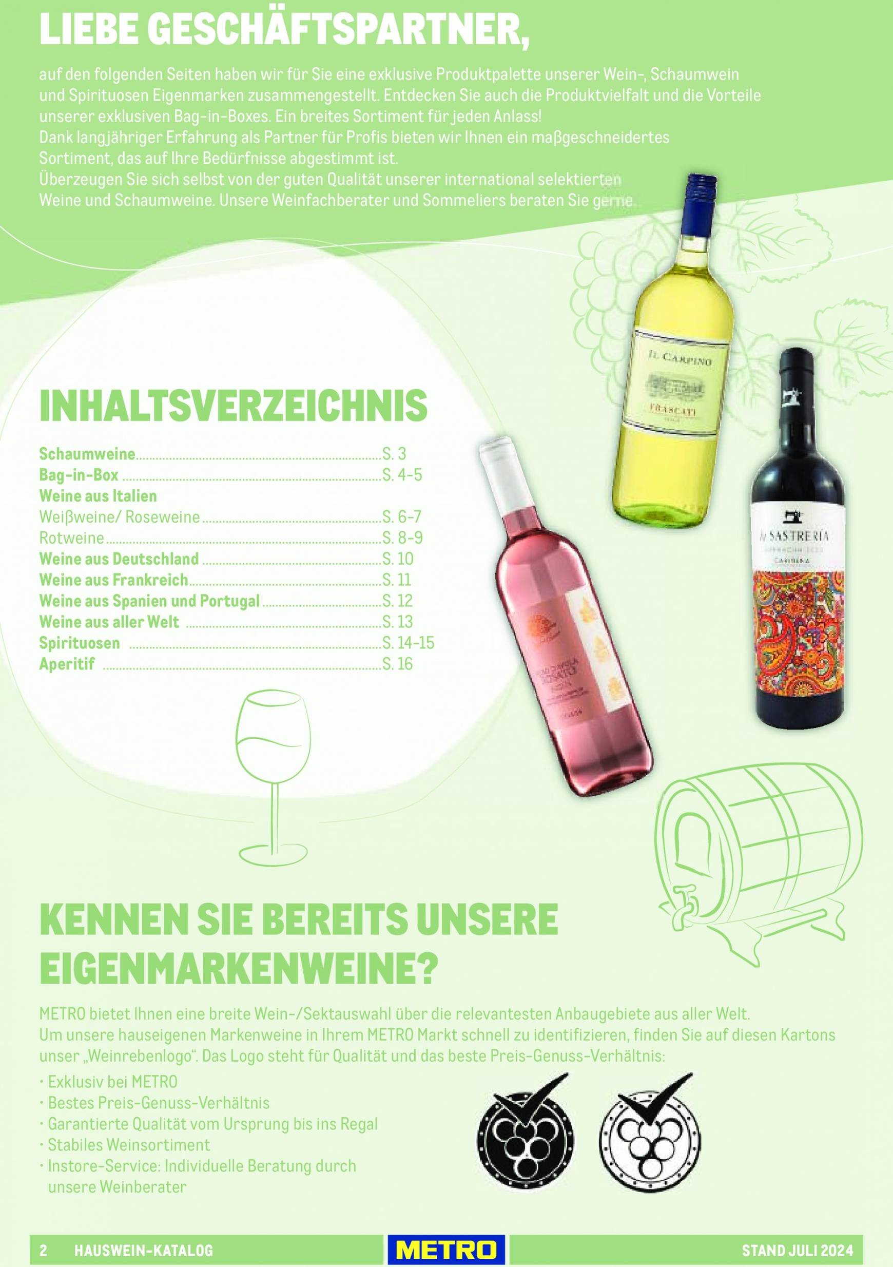 metro - Metro - Hauswein-Katalog-Prospekt gültig ab 01.07. - 31.12. - page: 2