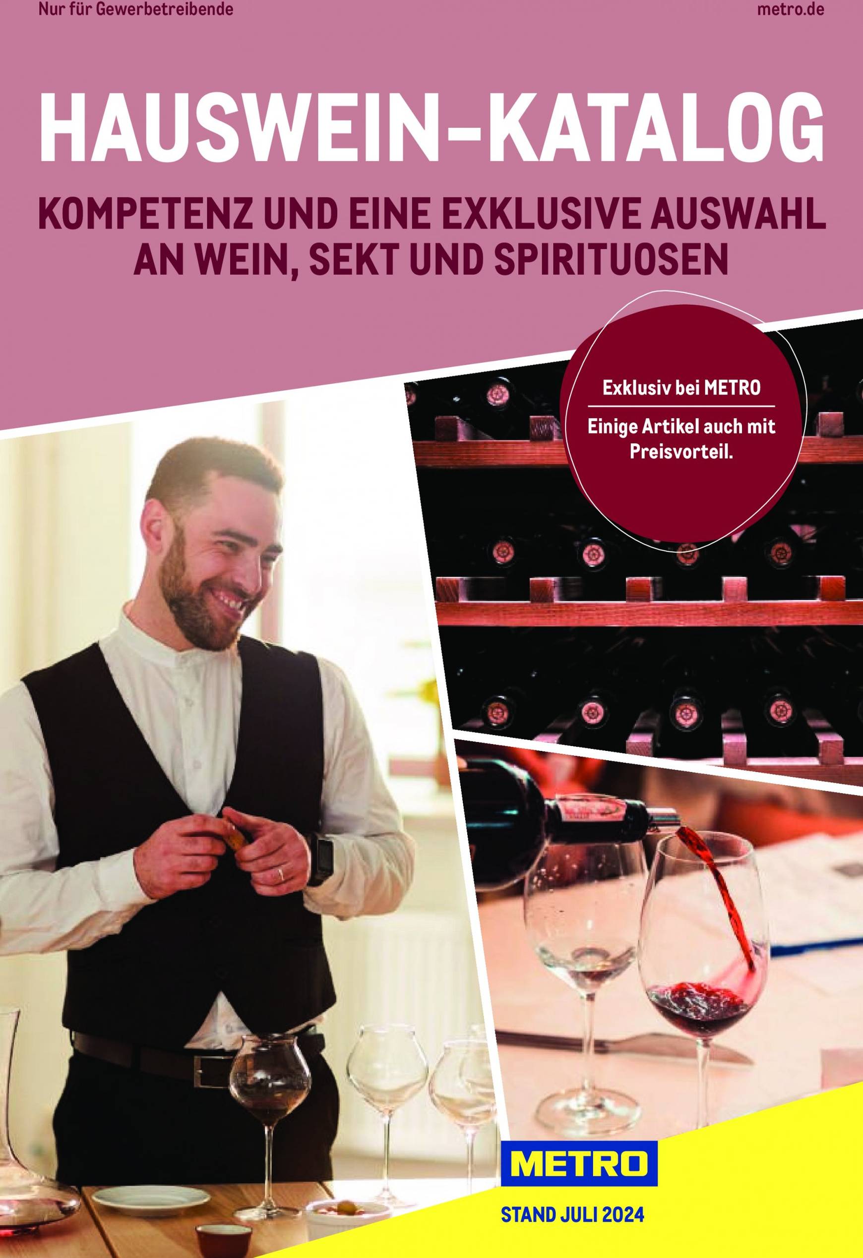 metro - Metro - Hauswein-Katalog-Prospekt gültig ab 01.07. - 31.12.