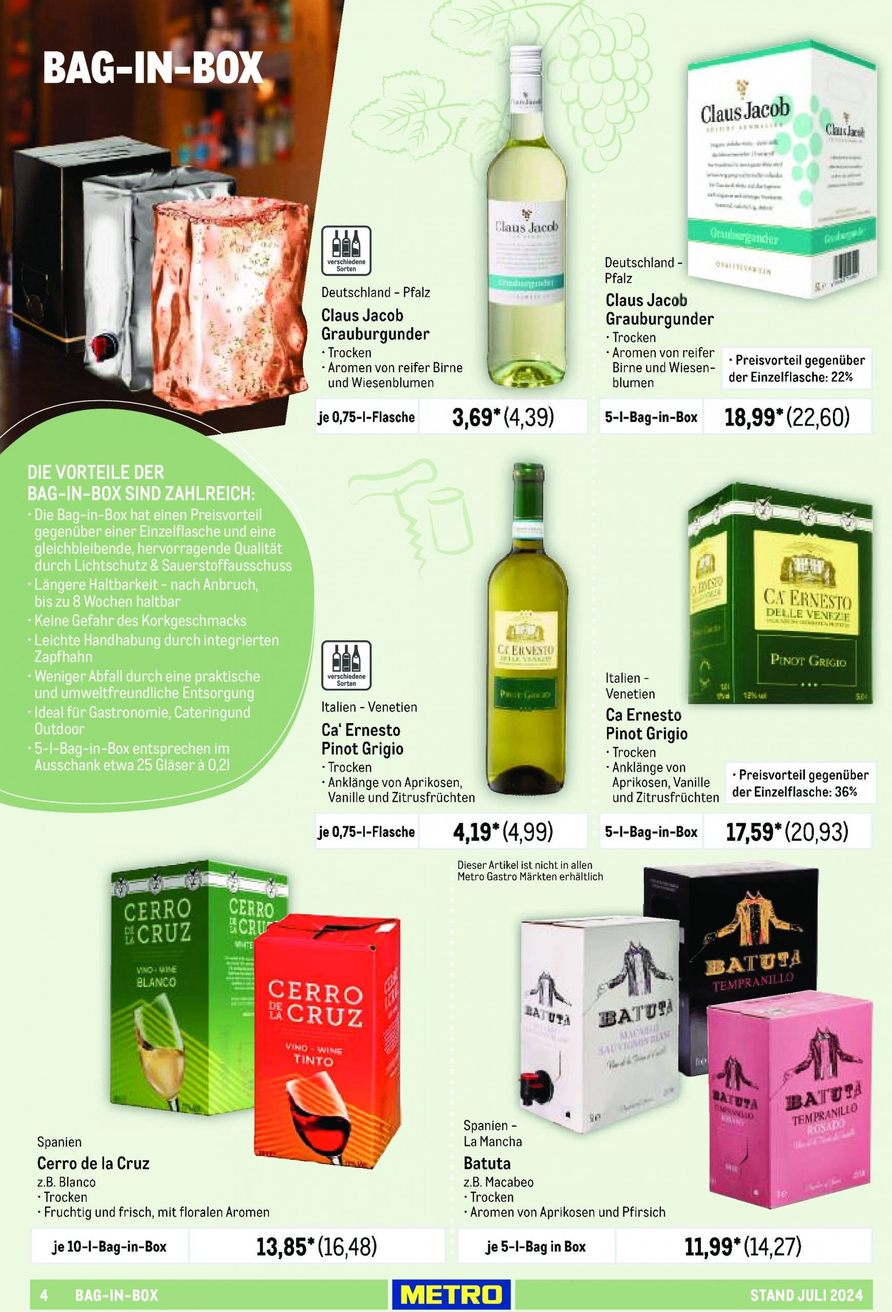 metro - Metro - Hauswein-Katalog-Prospekt gültig ab 01.07. - 31.12. - page: 4