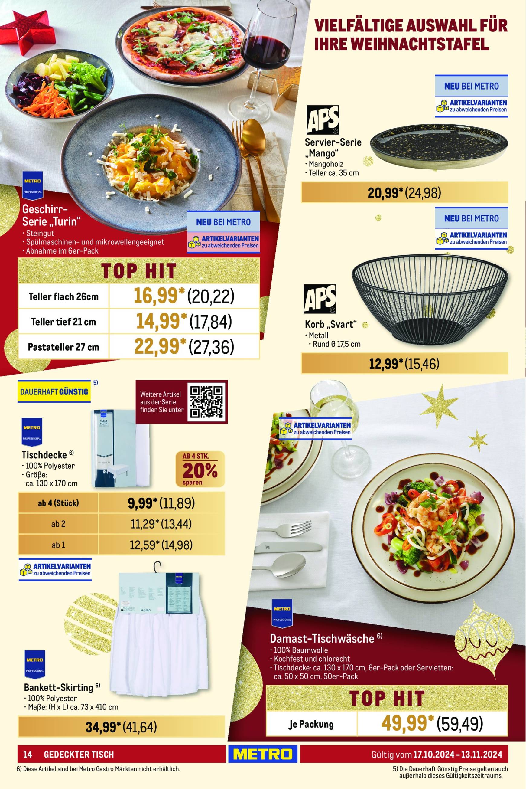 metro - Metro - Weihnachtsküche-Prospekt gültig von 17.10. bis 13.11. - page: 14