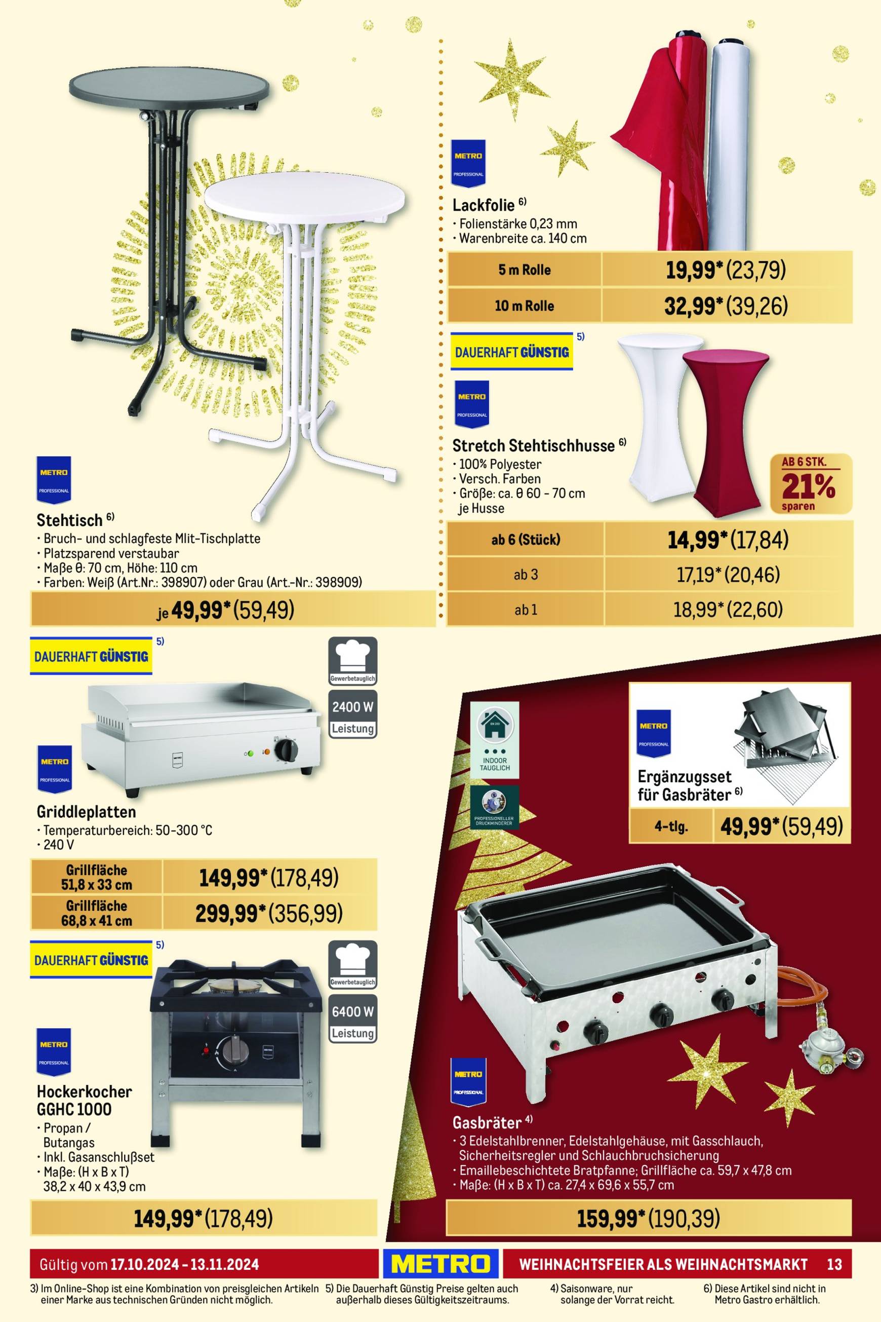 metro - Metro - Weihnachtsküche-Prospekt gültig von 17.10. bis 13.11. - page: 13