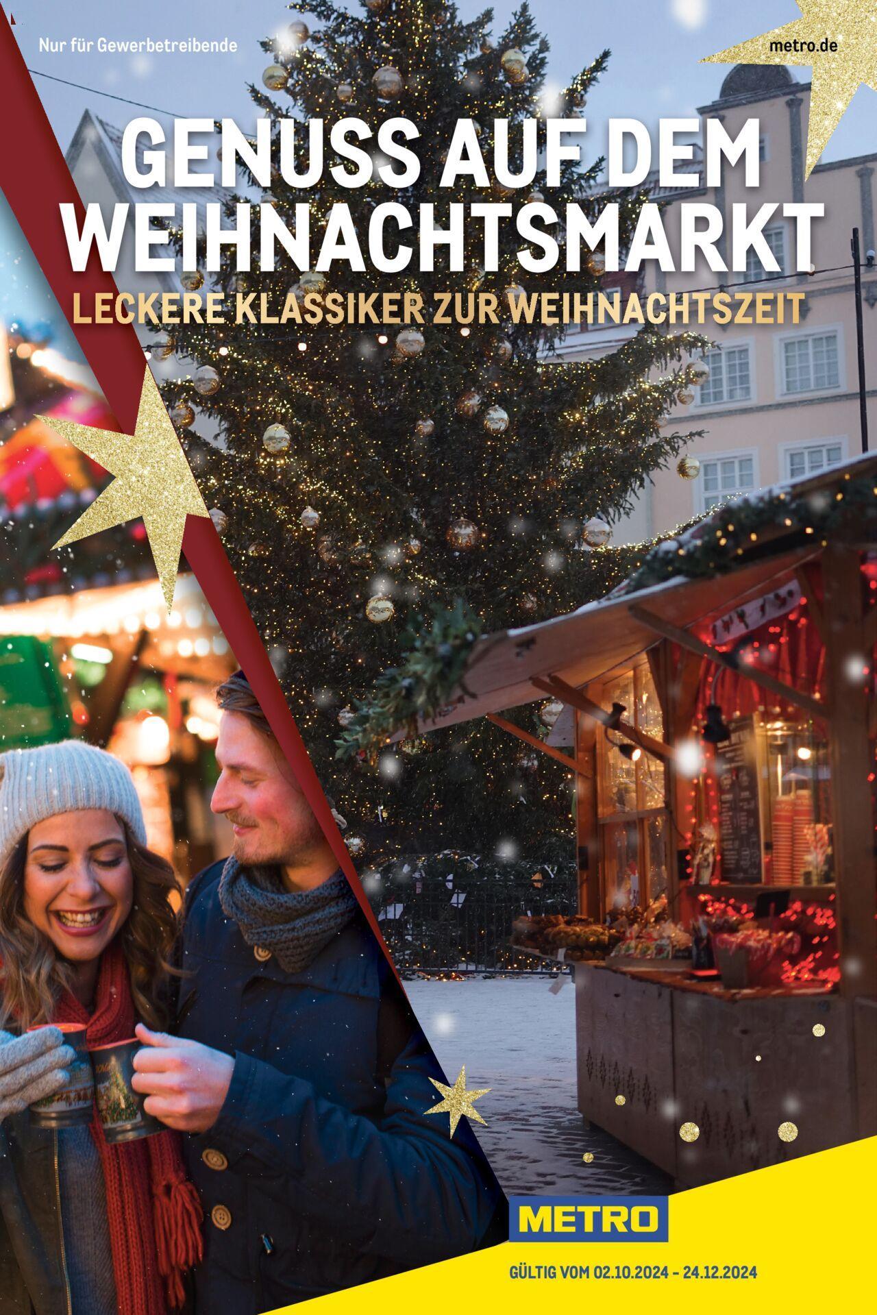 metro - Metro Genuss auf dem Weihnachtsmarkt 02.10.2024 - 24.12.2024