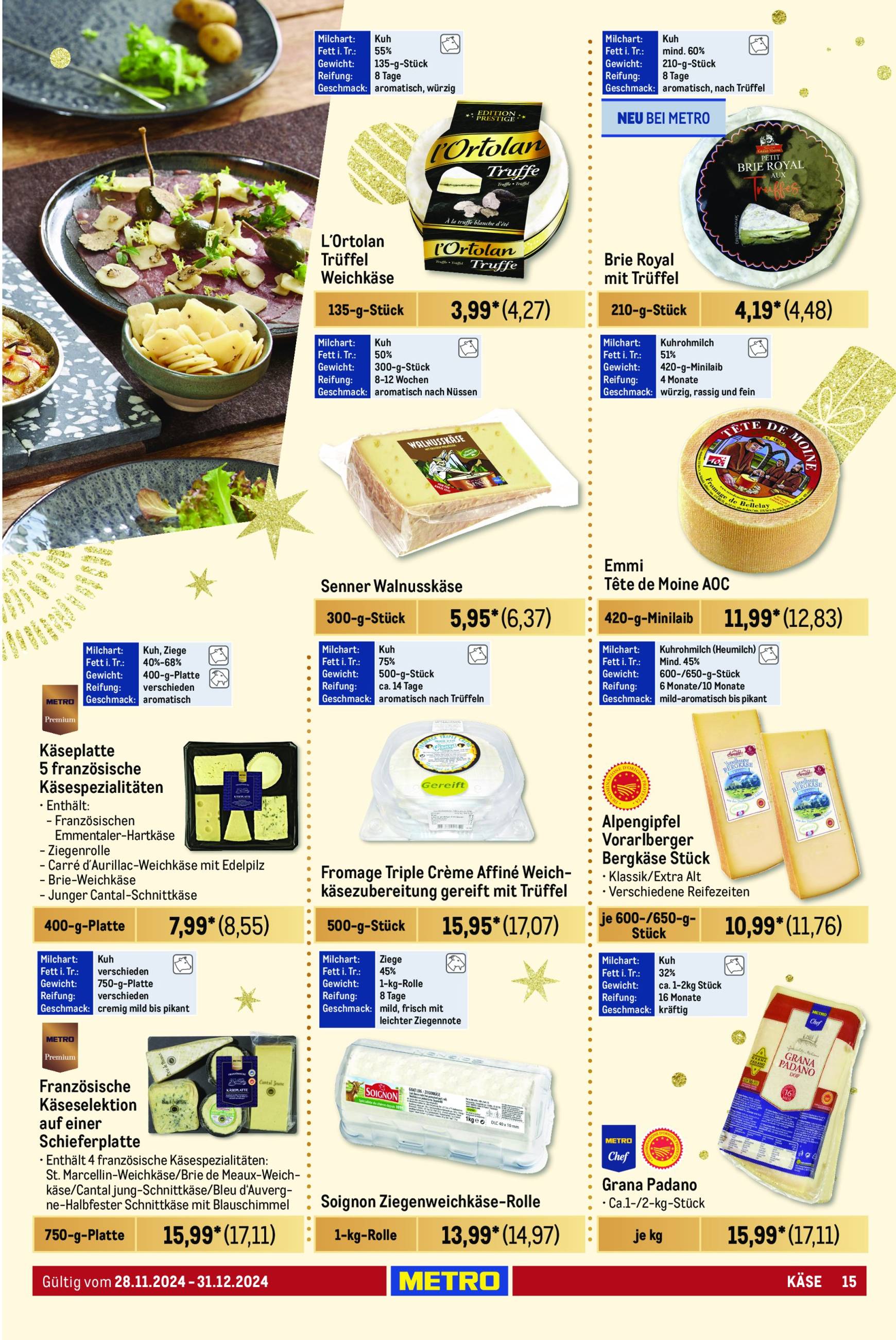 metro - Metro - Feinkost Spezial-Prospekt gültig von 28.11. bis 31.12. - page: 15