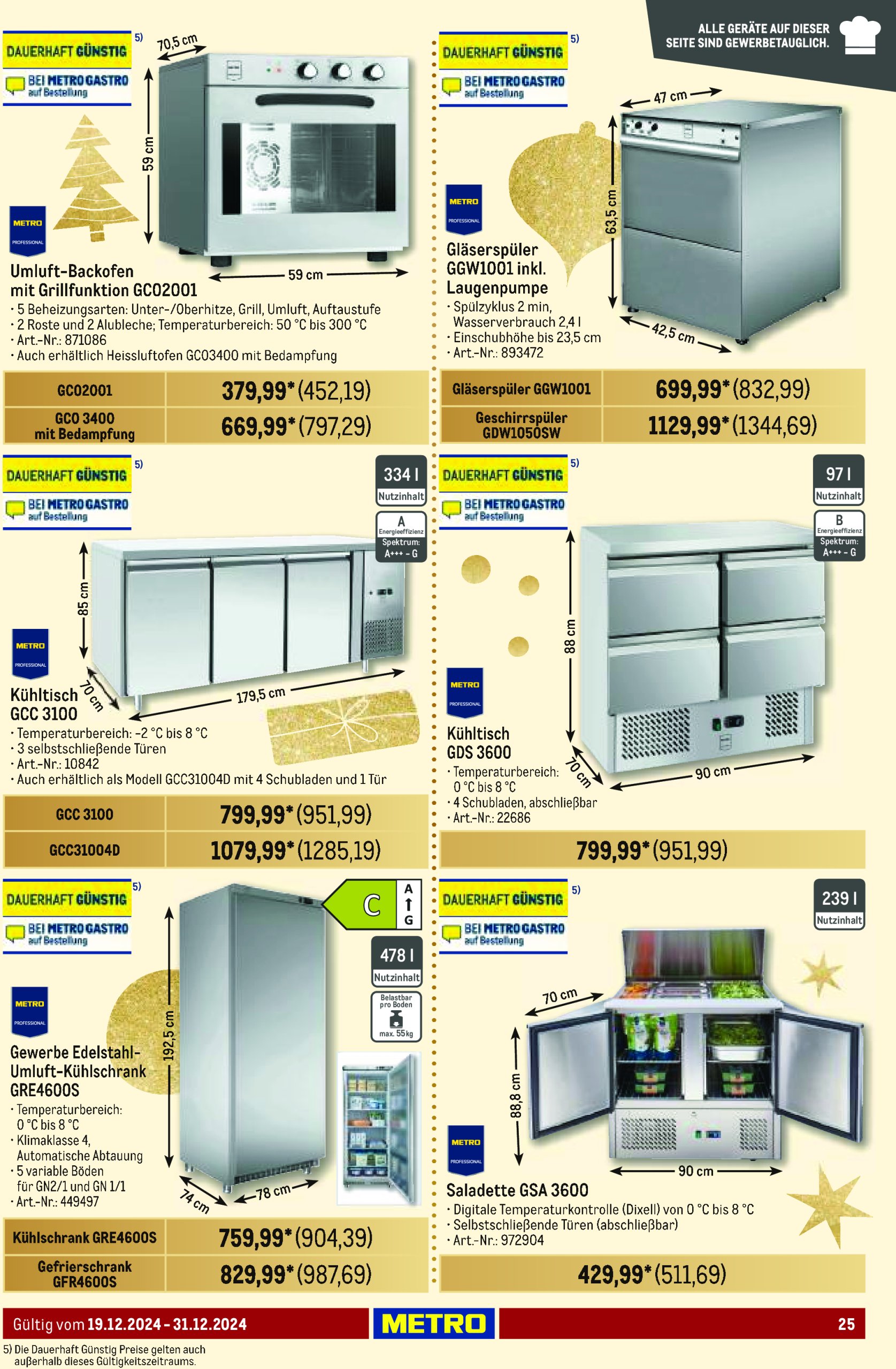 metro - Metro - GastroJournal-Prospekt gültig von 19.12. bis 31.12. - page: 27