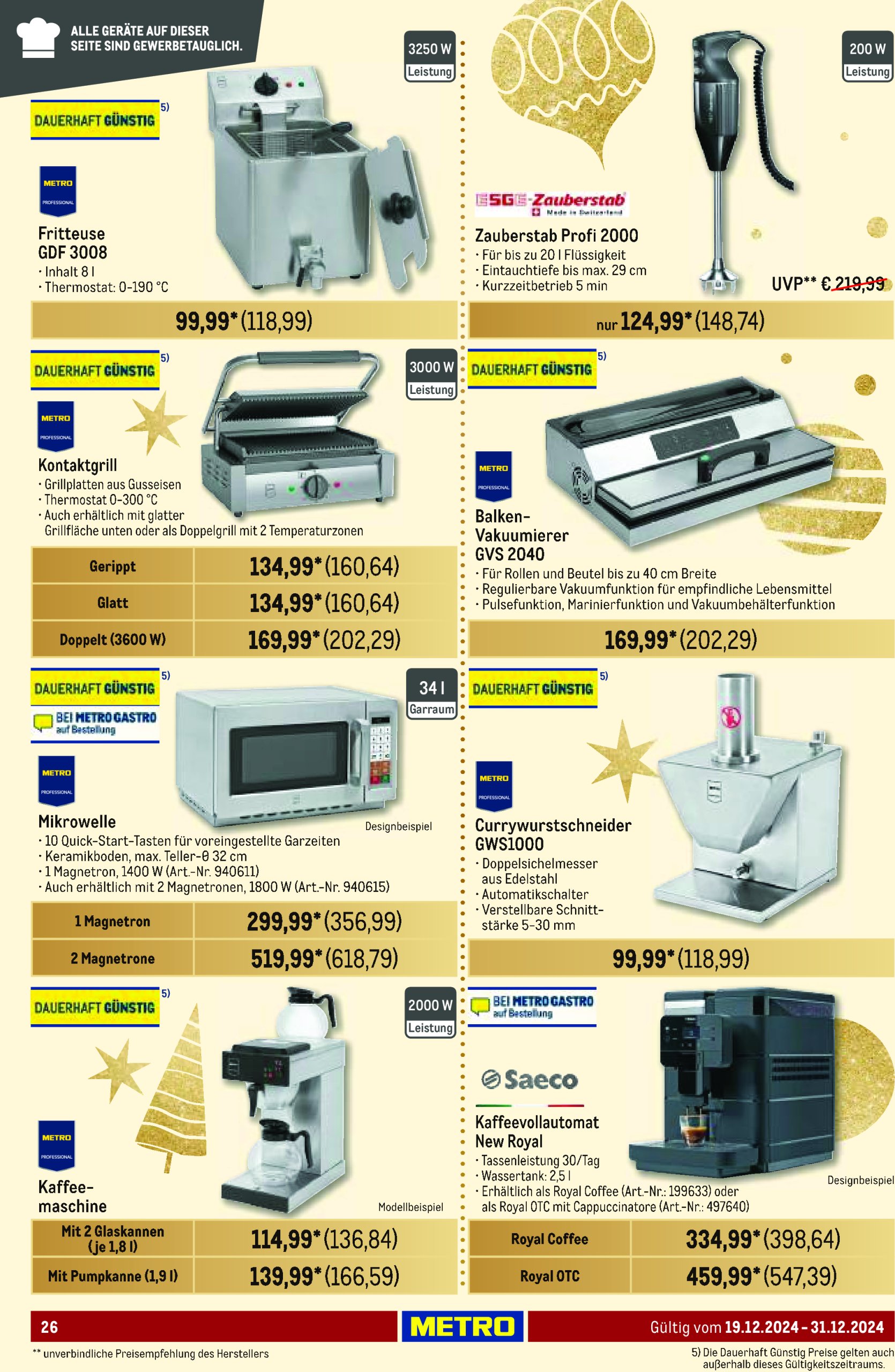 metro - Metro - GastroJournal-Prospekt gültig von 19.12. bis 31.12. - page: 28