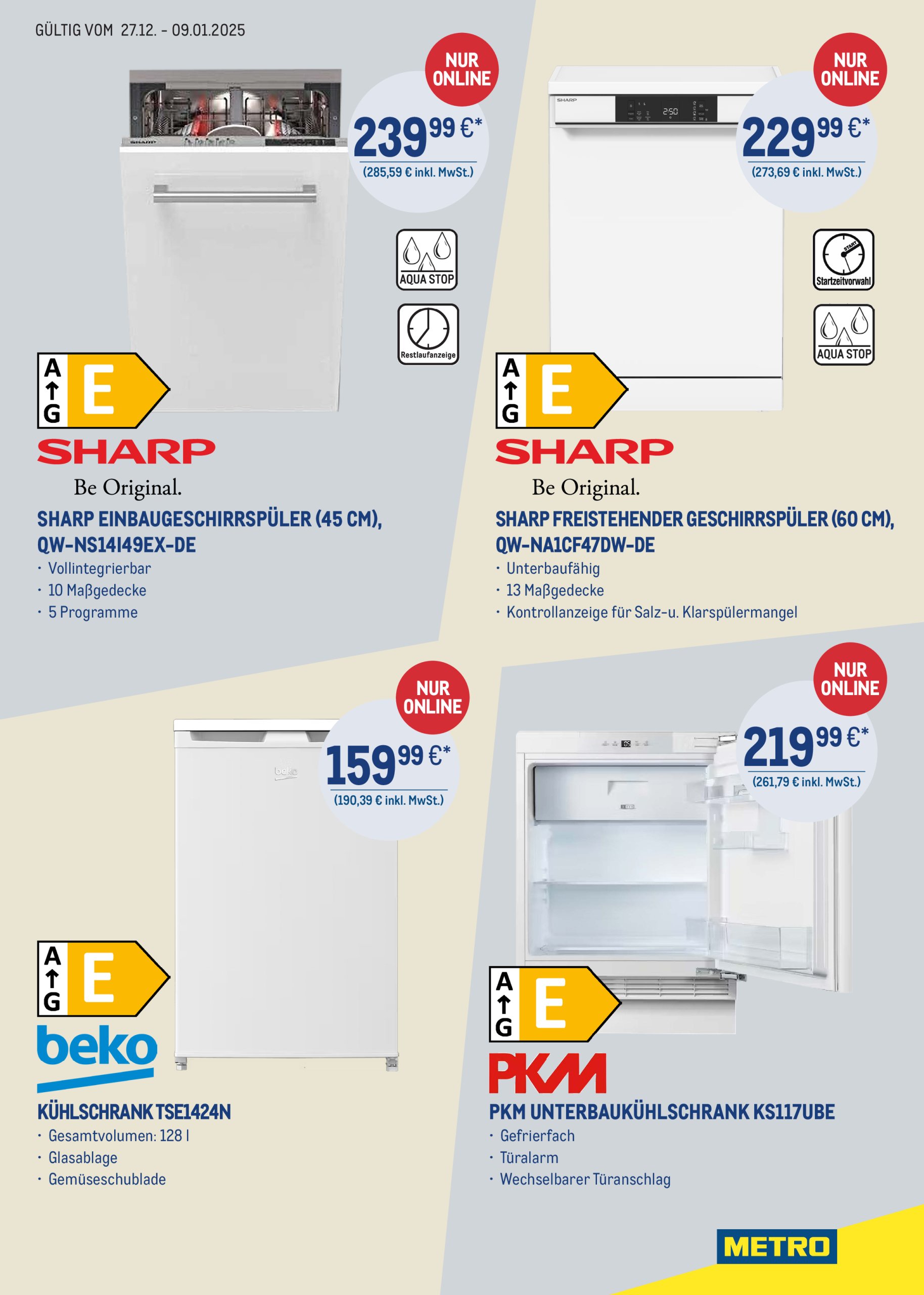 metro - Metro - Elektrogeräte-Prospekt gültig von 27.12. bis 09.01. - page: 3