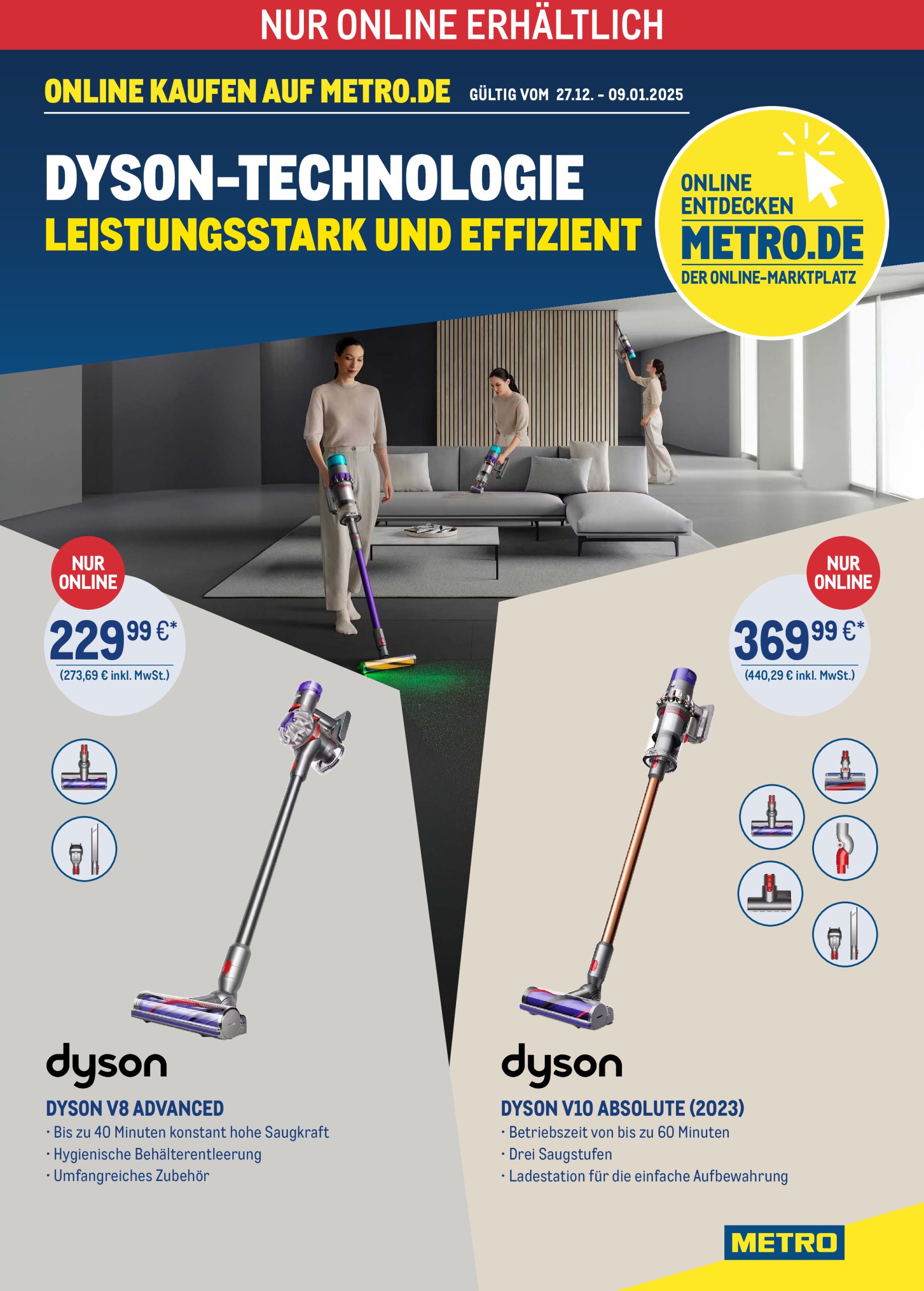 metro - Metro - Dyson-Prospekt gültig von 27.12. bis 09.01.