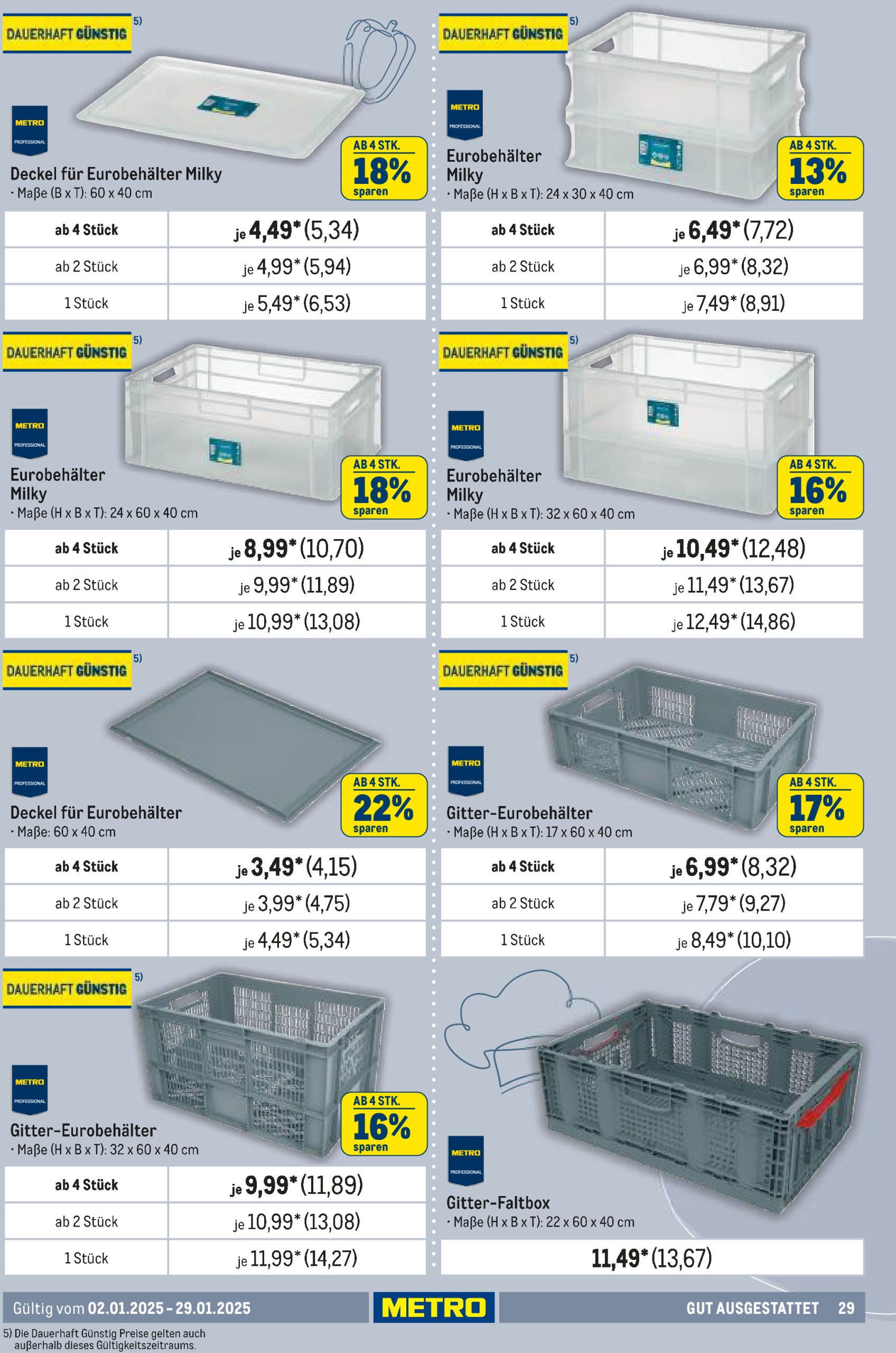 metro - Metro - Gut ausgestattet-Prospekt gültig von 02.01. bis 29.01. - page: 29