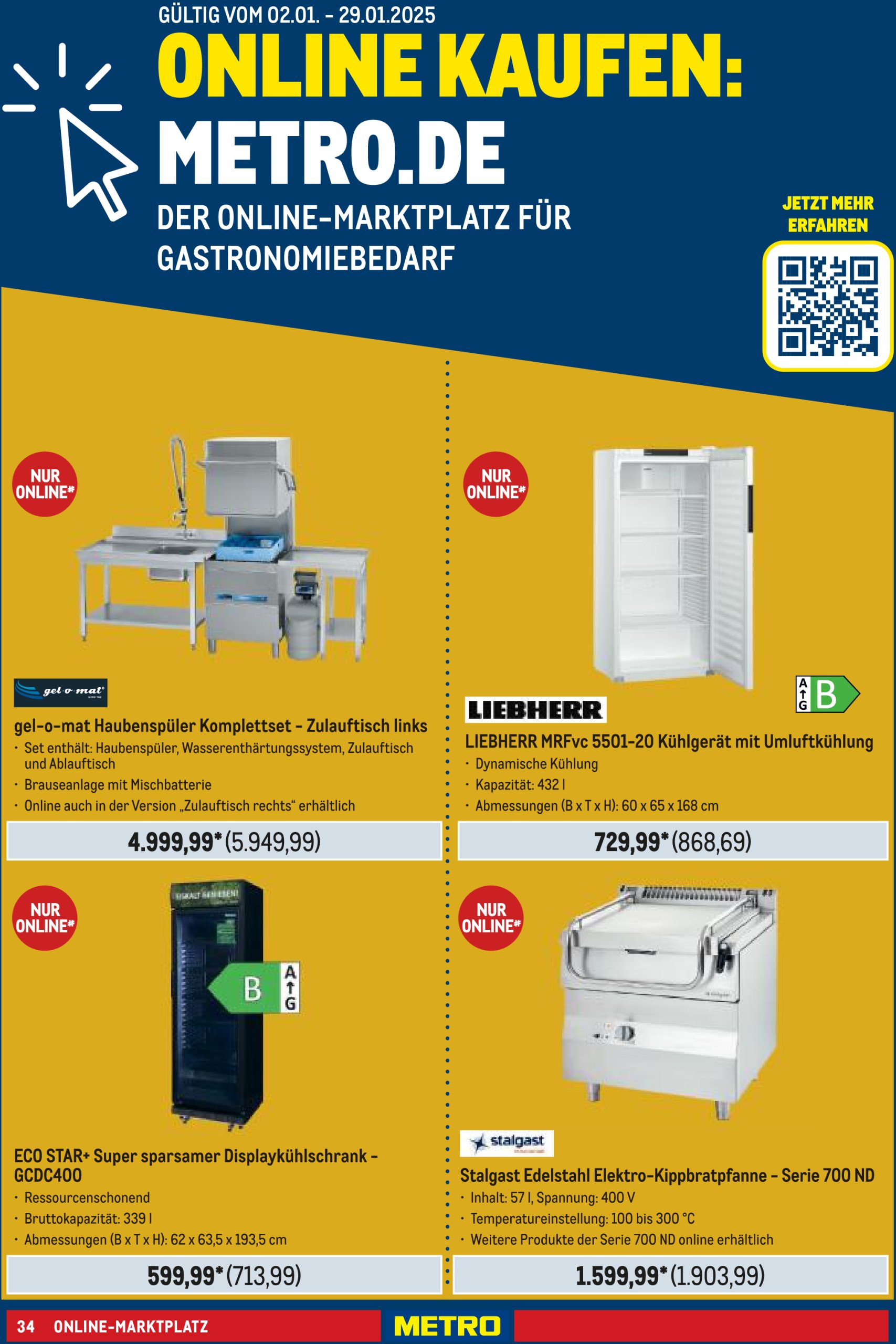 metro - Metro - Gut ausgestattet-Prospekt gültig von 02.01. bis 29.01. - page: 34