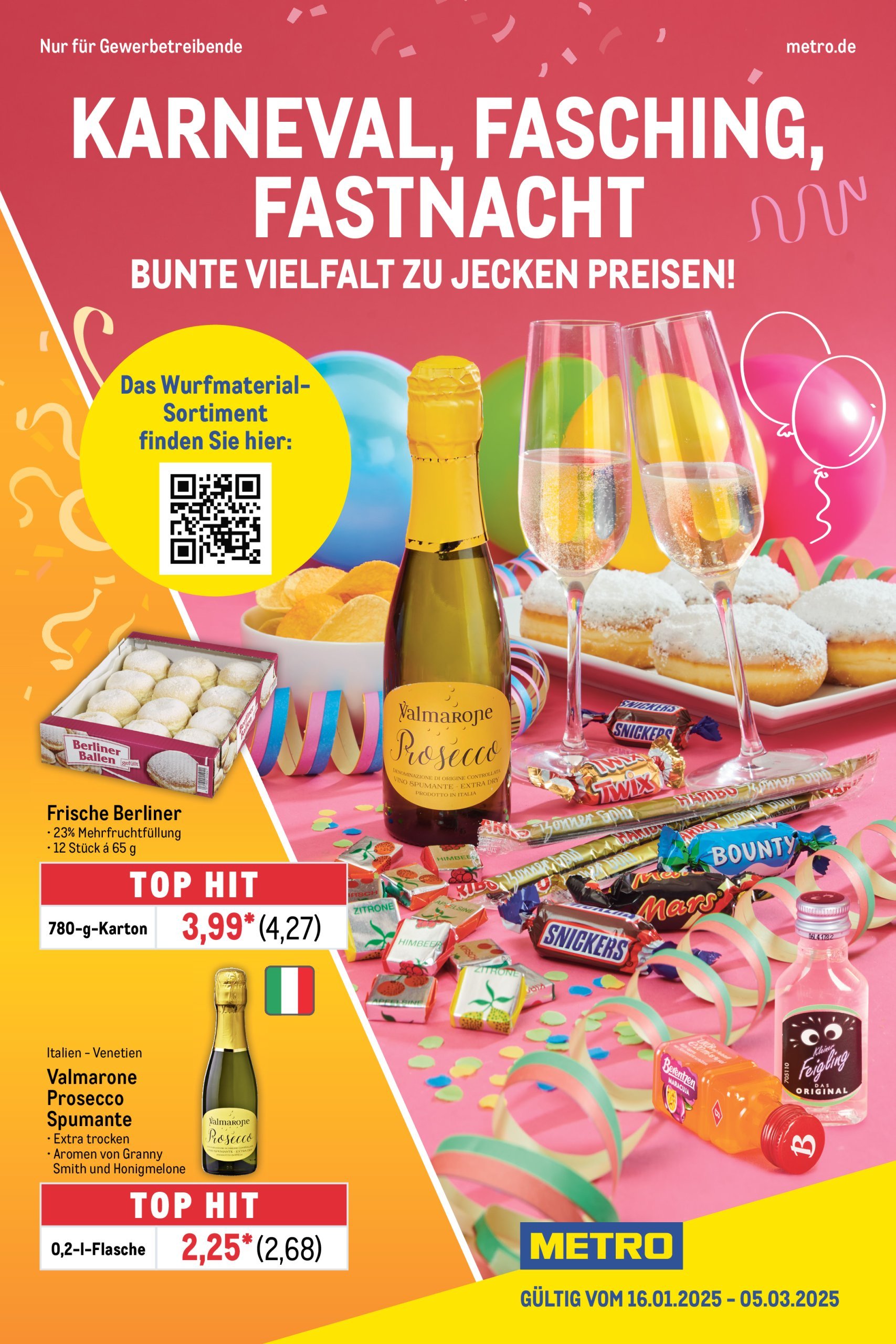 metro - Metro - Karneval, Fasching, Fastnacht Spezial-Prospekt gültig von 16.01. bis 05.03.