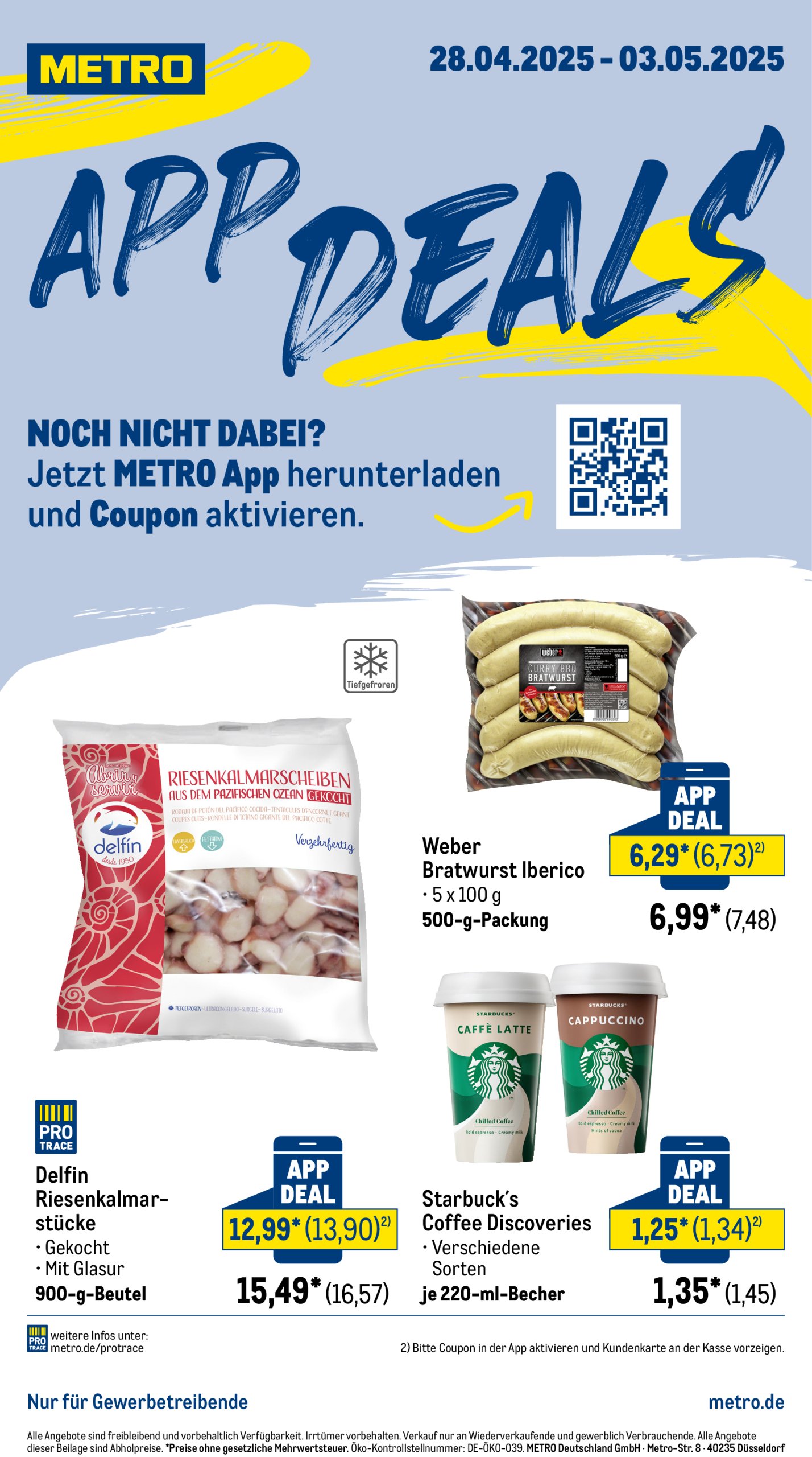 metro - Metro - App Deals-Prospekt gültig von 28.04. bis 03.05.