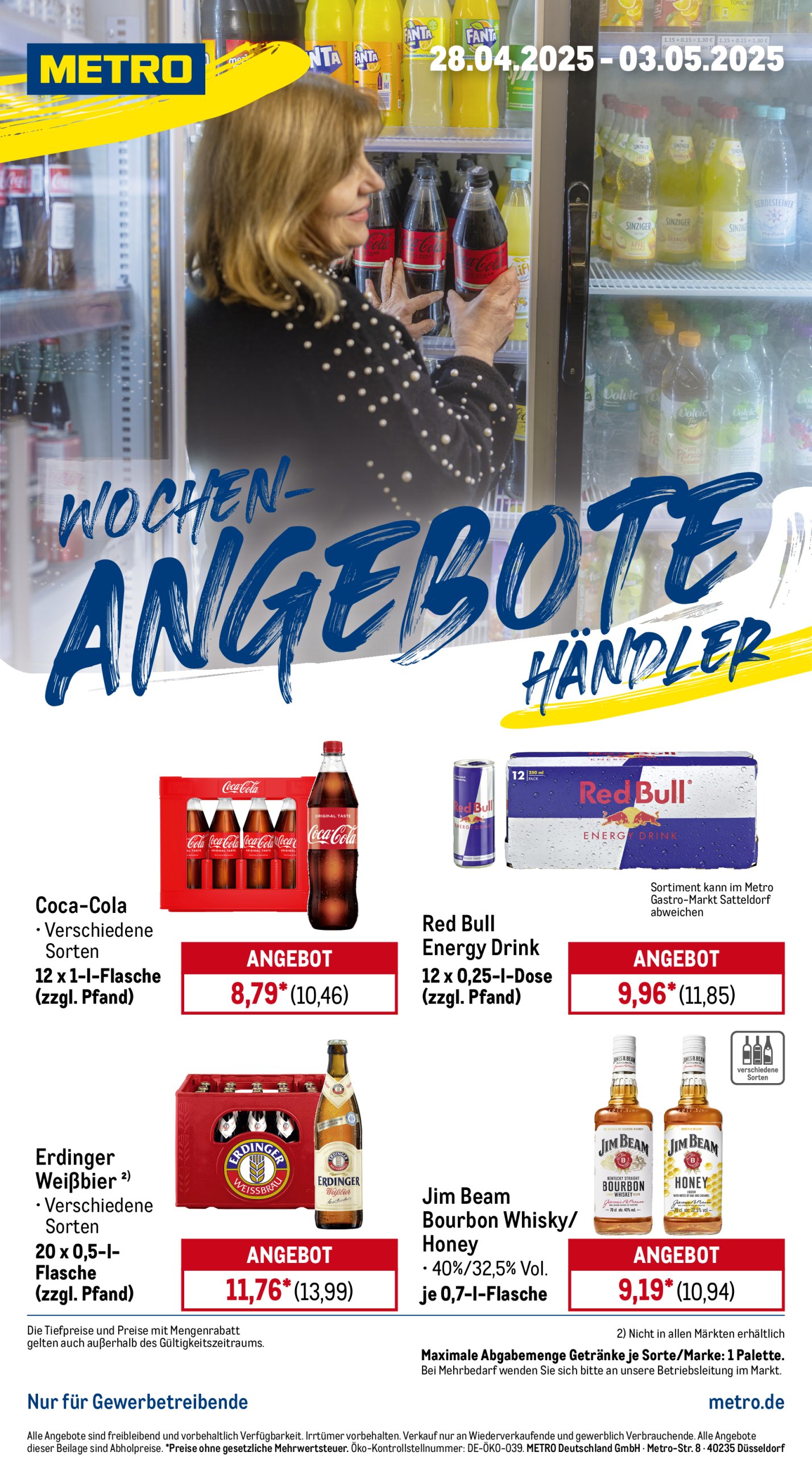 metro - Metro - Wochen-Angebote Händler-Prospekt gültig von 28.04. bis 03.05. - page: 1