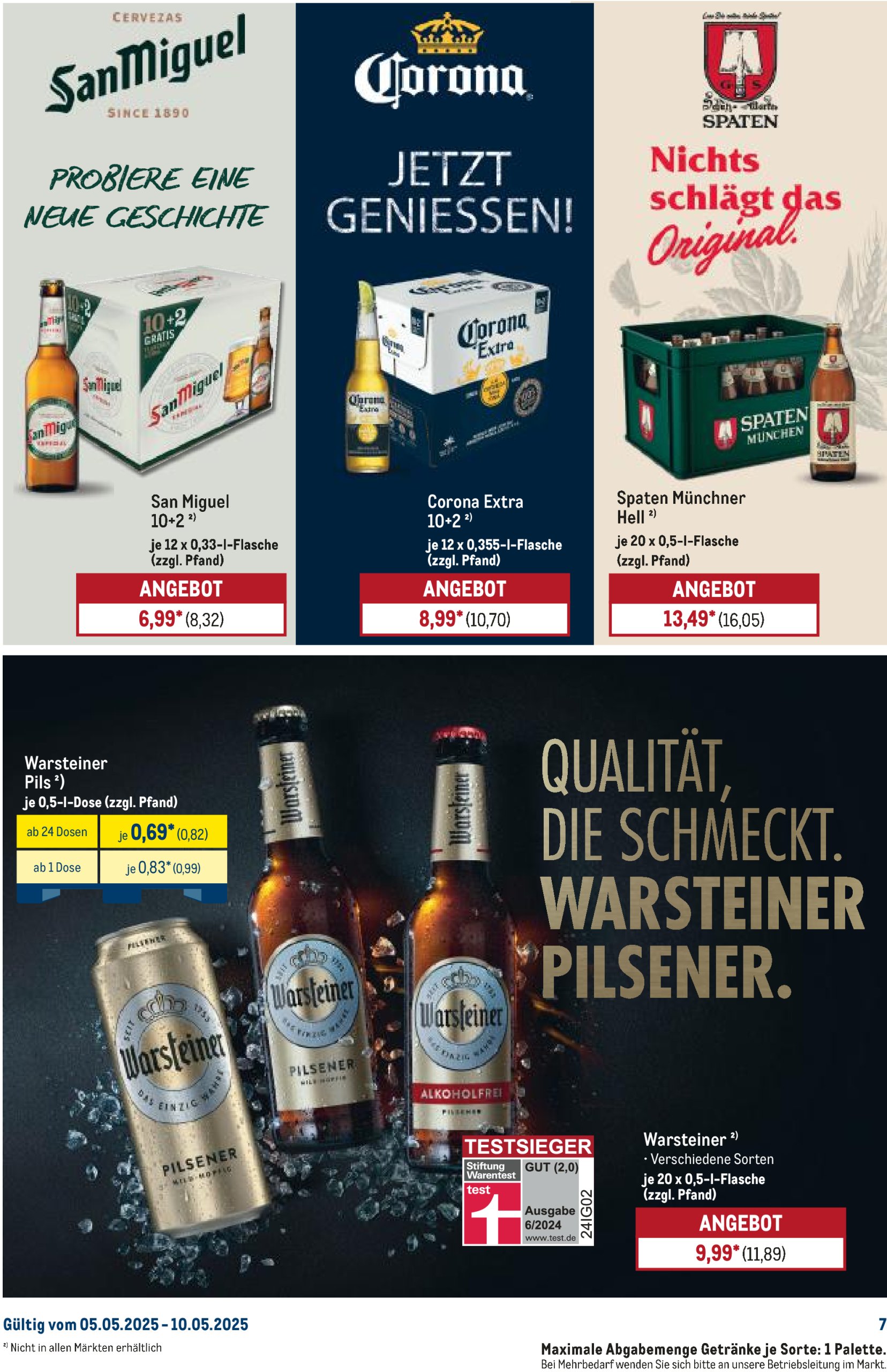 metro - Metro - Starke Marken-Prospekt gültig von 05.05. bis 10.05. - page: 7