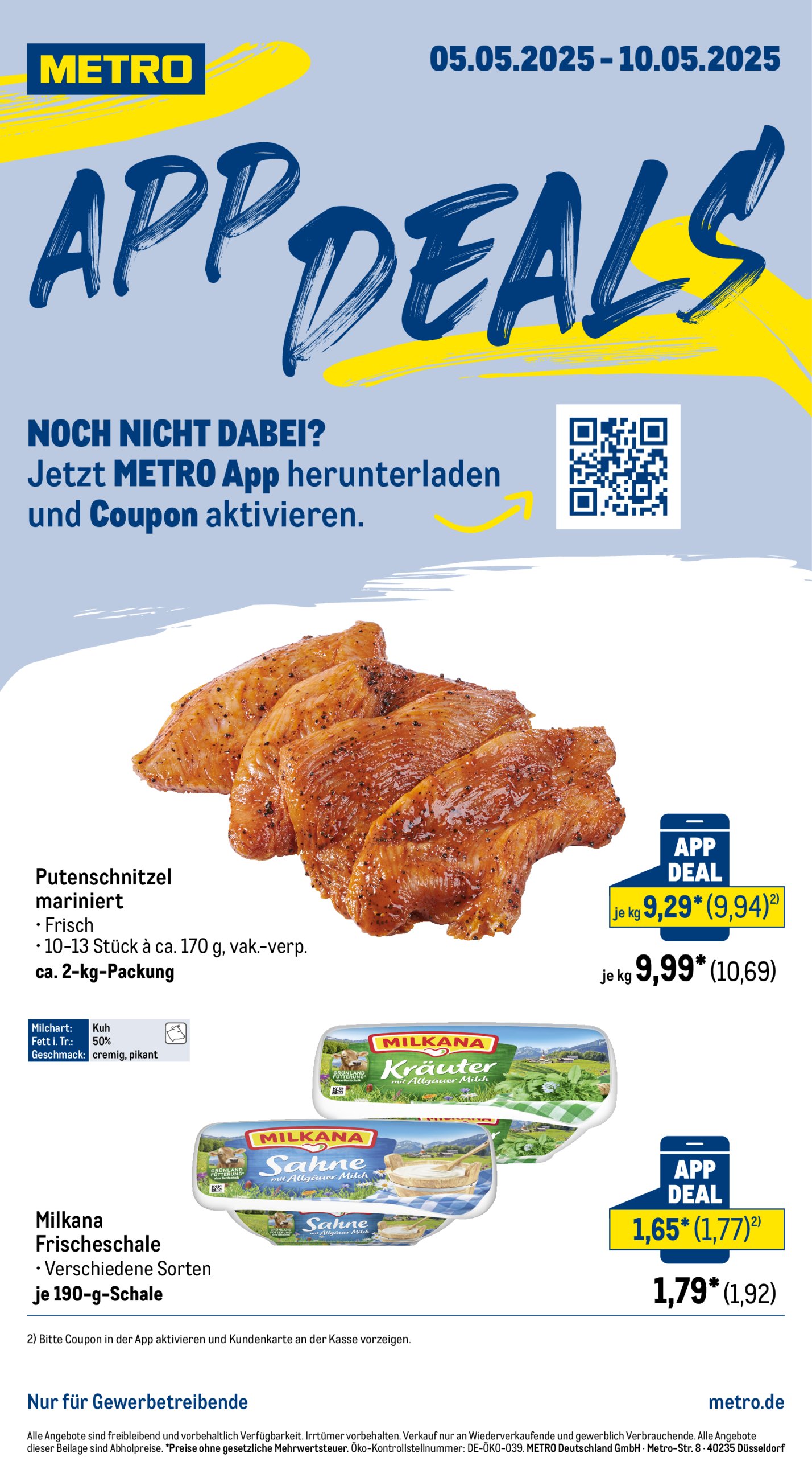 metro - Metro - App Deals-Prospekt gültig von 05.05. bis 10.05.