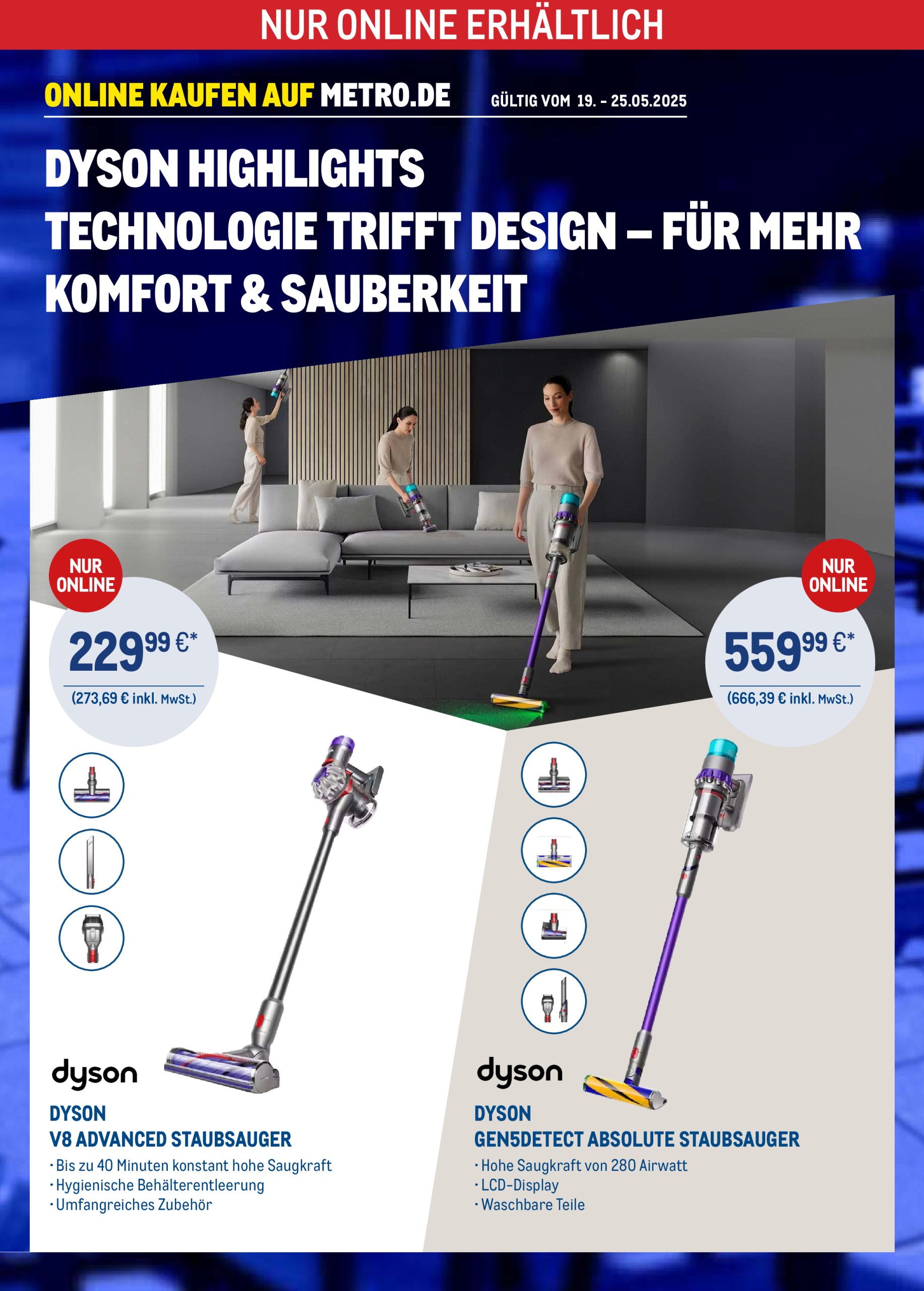 metro - Metro - Online: Dyson Highlights-Prospekt gültig von 19.05. bis 25.05.