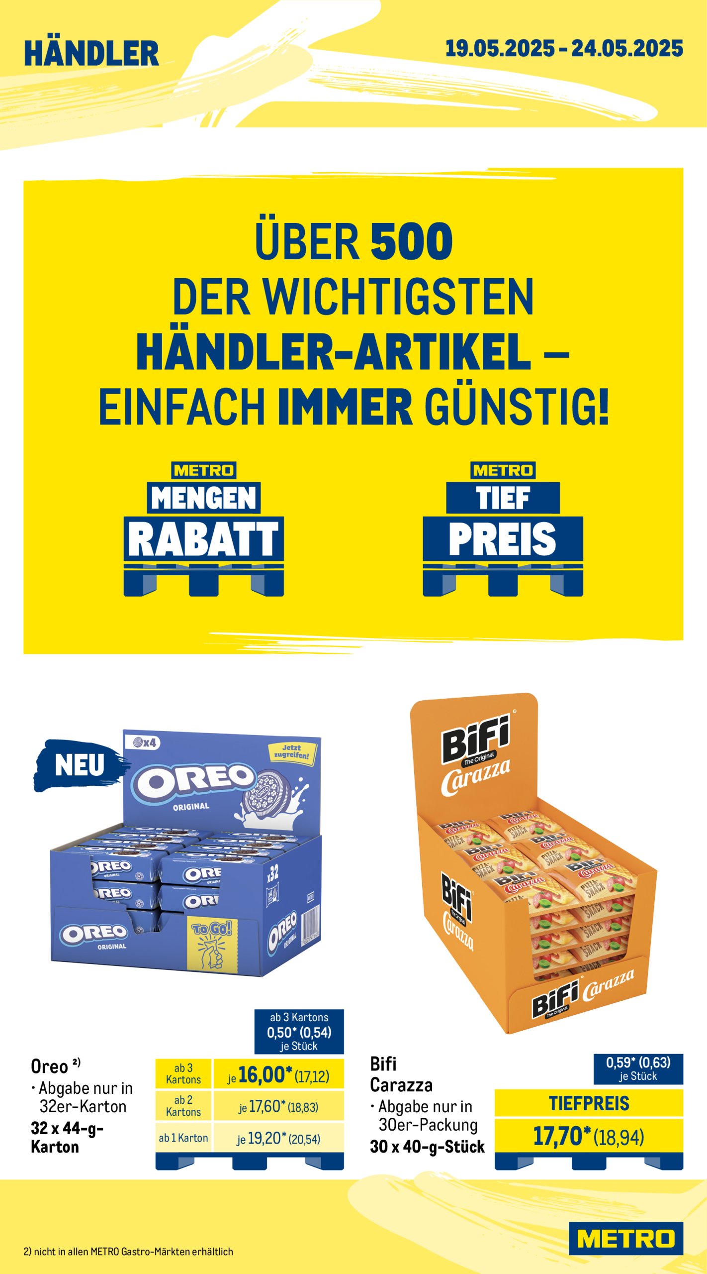 metro - Metro - Wochen-Angebote Händler-Prospekt gültig von 19.05. bis 24.05. - page: 3
