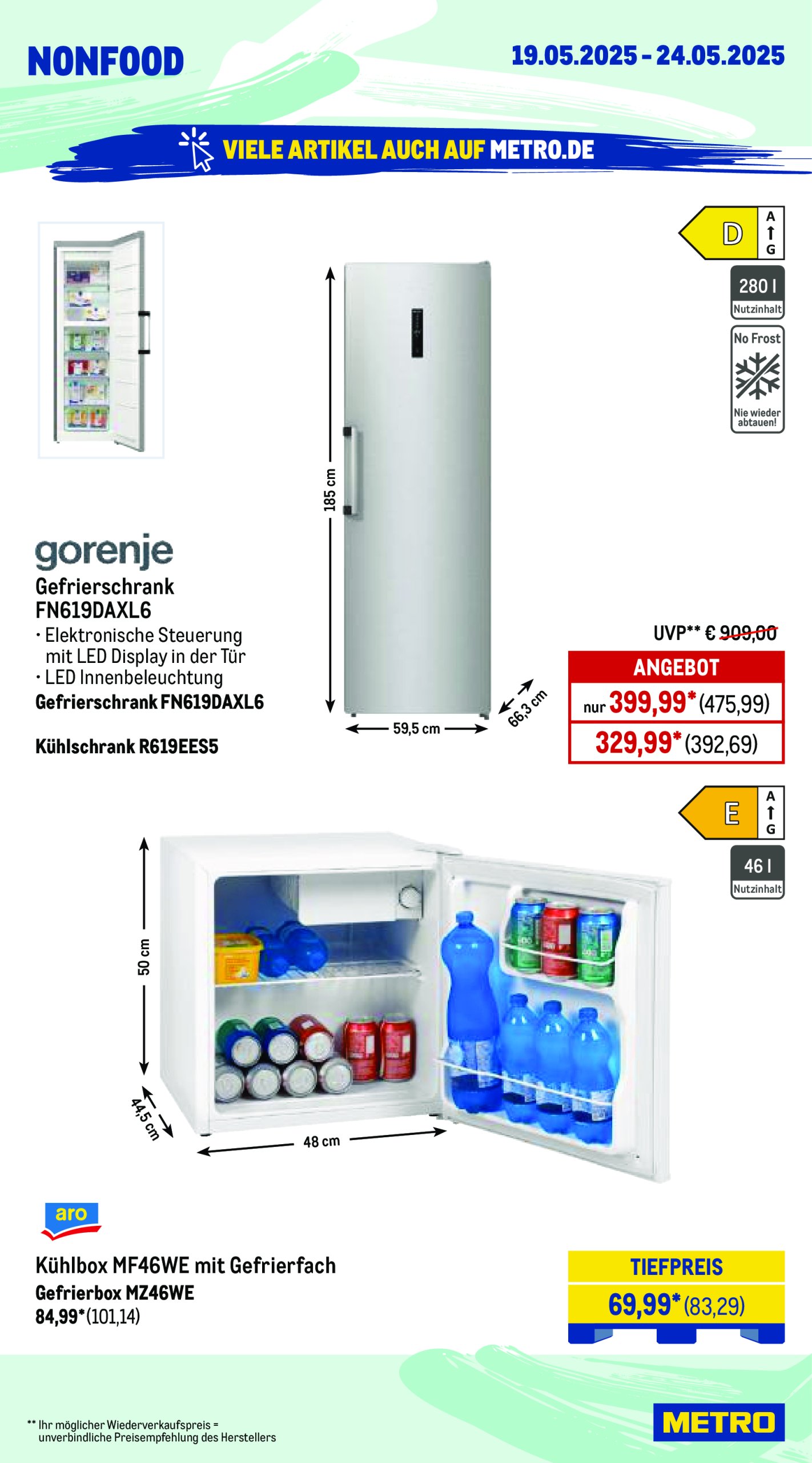 metro - Metro - Wochen-Angebote-Prospekt gültig von 19.05. bis 24.05. - page: 19