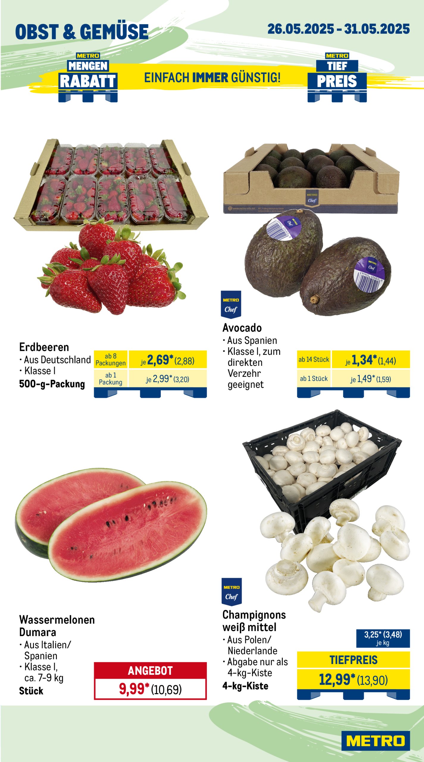 metro - Metro - Wochen-Angebote Gastro-Prospekt gültig von 26.05. bis 31.05. - page: 7