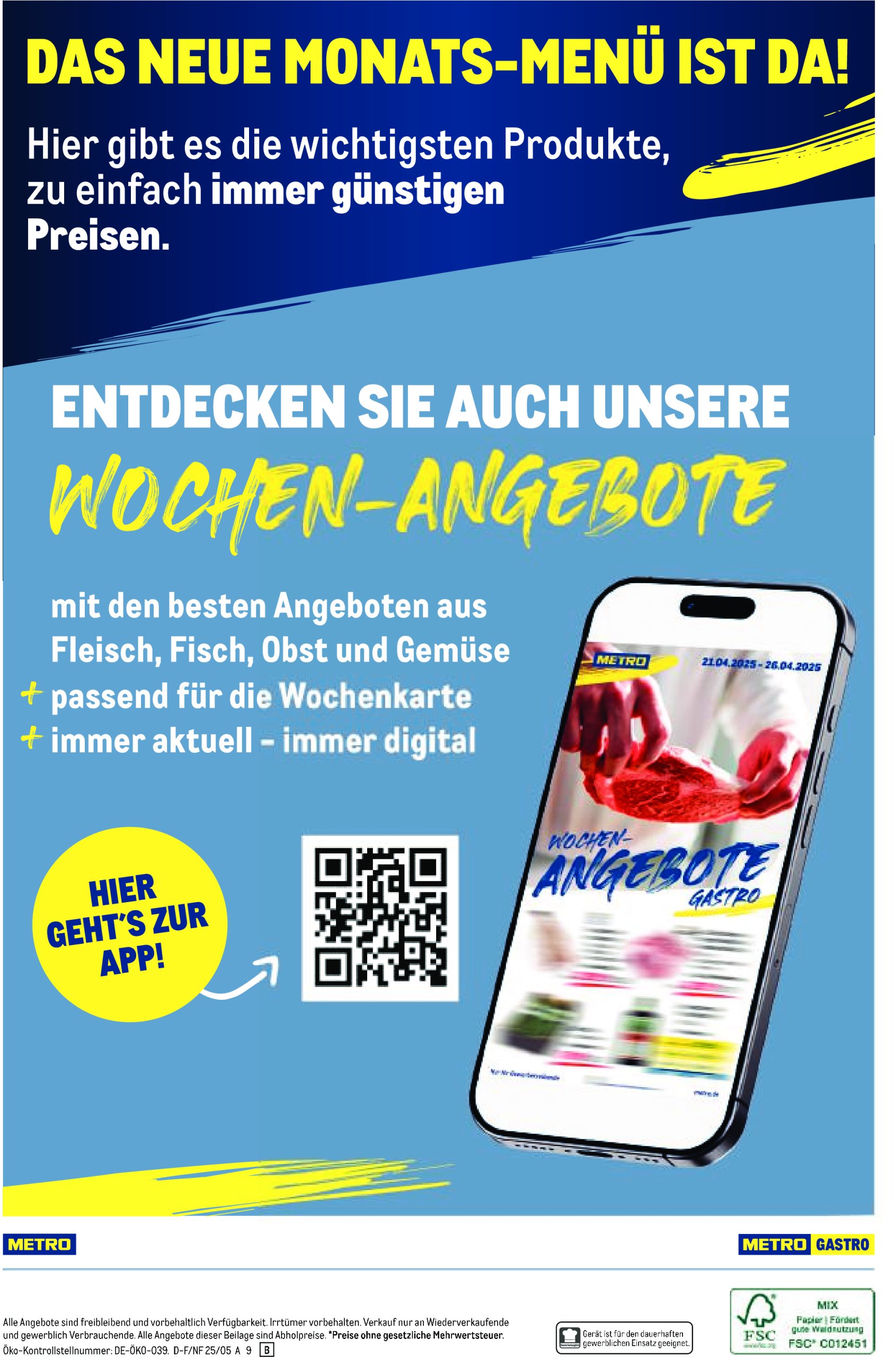 metro - Metro - Monats-Menü-Prospekt gültig von 01.06. bis 30.06. - page: 22