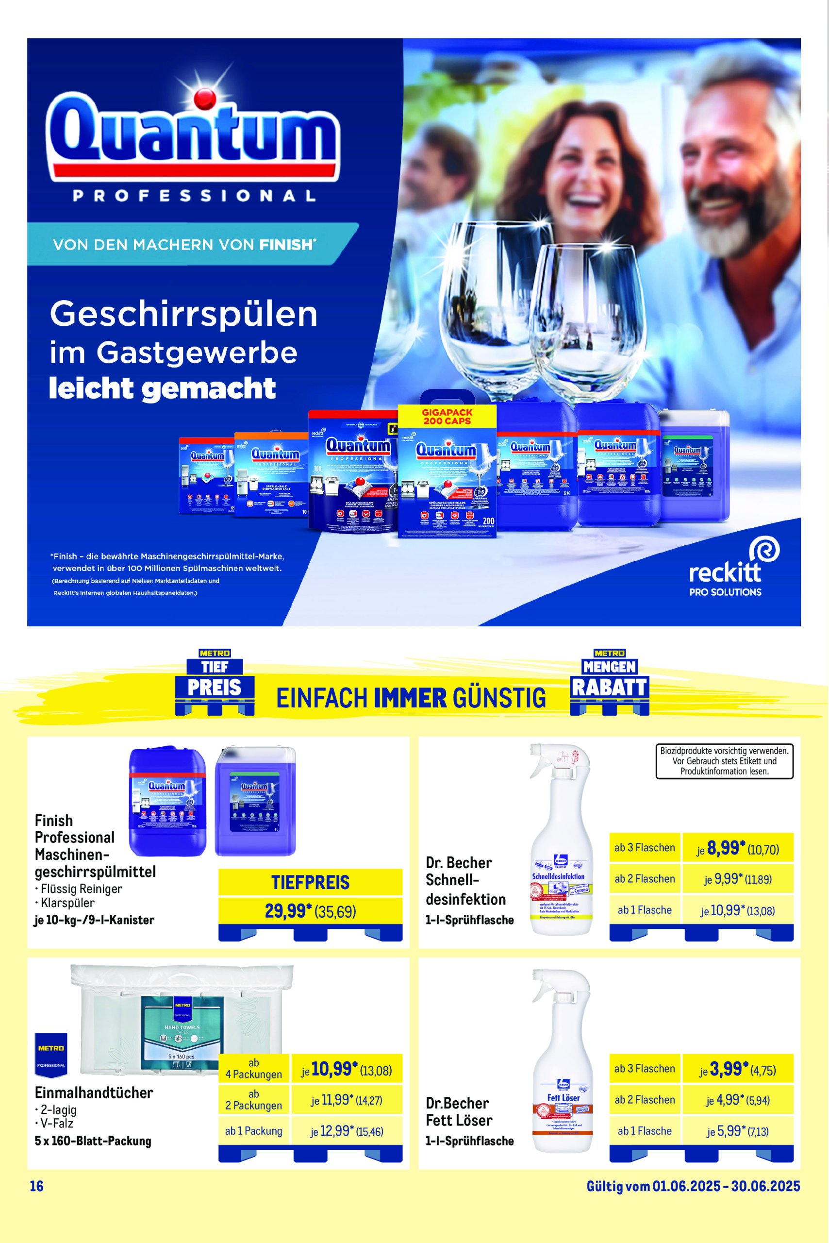 metro - Metro - Monats-Menü-Prospekt gültig von 01.06. bis 30.06. - page: 16