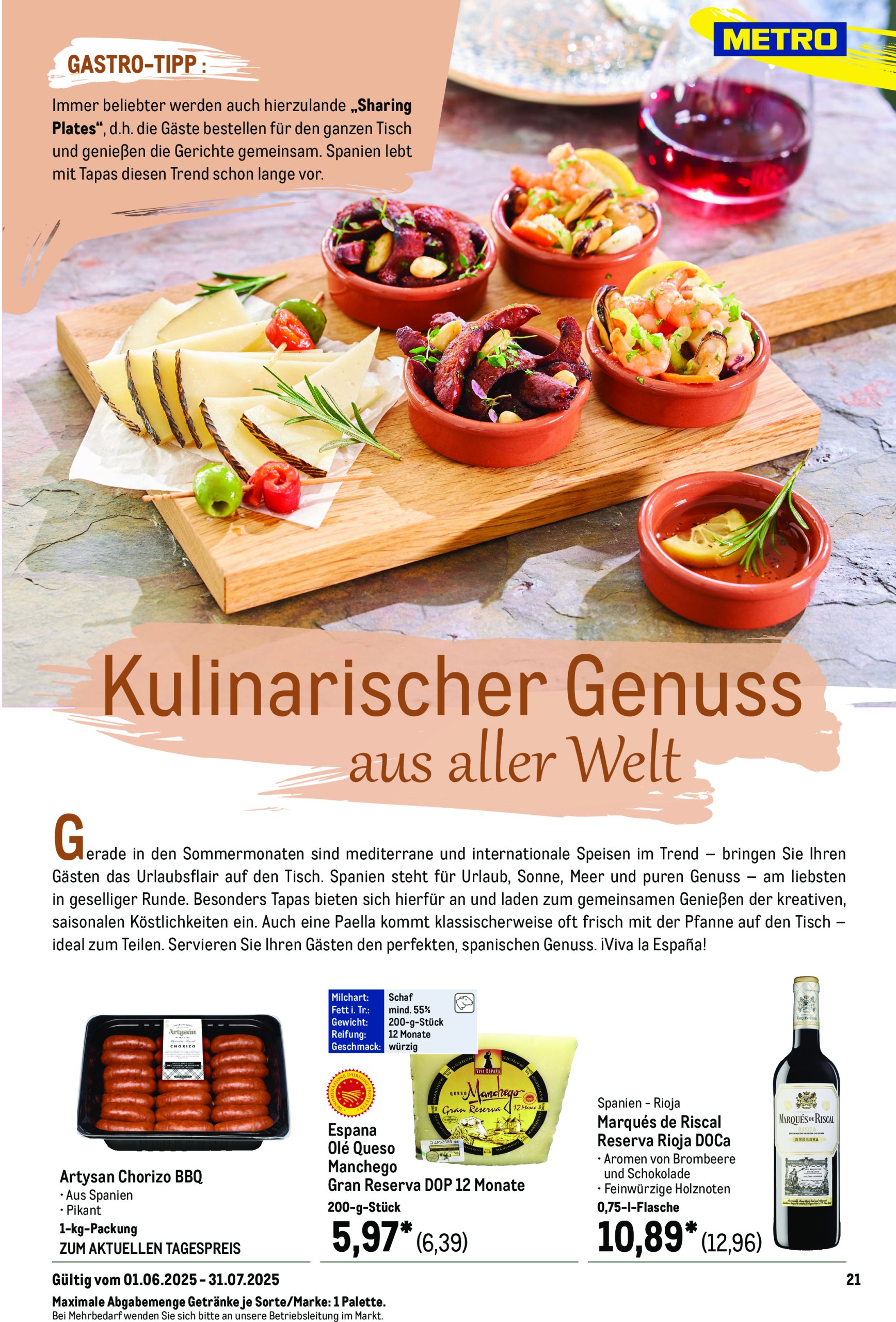 metro - Metro - Saisonkatalog "Outdoor Dining"-Prospekt gültig von 01.06. bis 31.07. - page: 21 metro - Metro - Saisonkatalog "Outdoor Dining"-Prospekt gültig von 01.06. bis 31.07. - page: 21