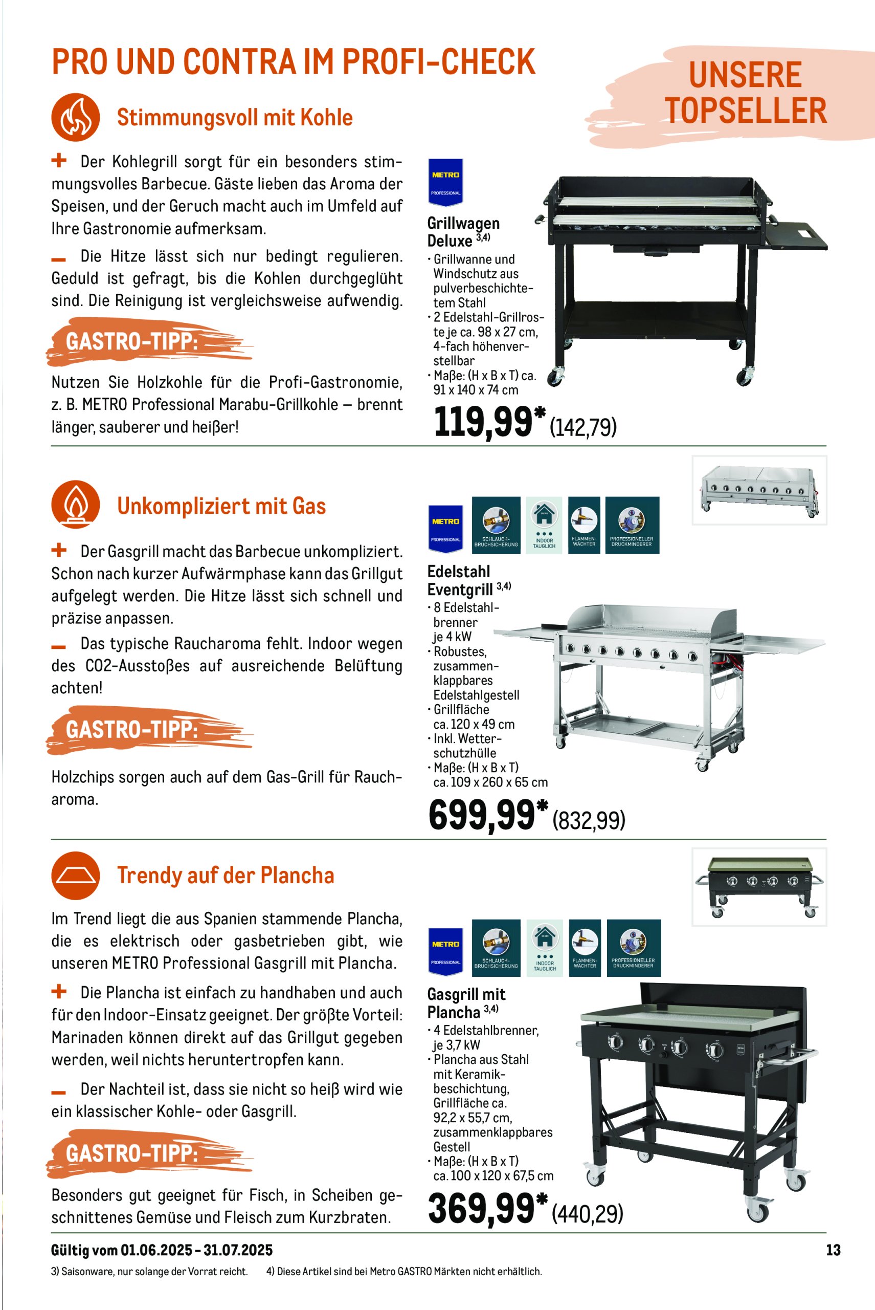 metro - Metro - Saisonkatalog "Outdoor Dining"-Prospekt gültig von 01.06. bis 31.07. - page: 13 metro - Metro - Saisonkatalog "Outdoor Dining"-Prospekt gültig von 01.06. bis 31.07. - page: 13