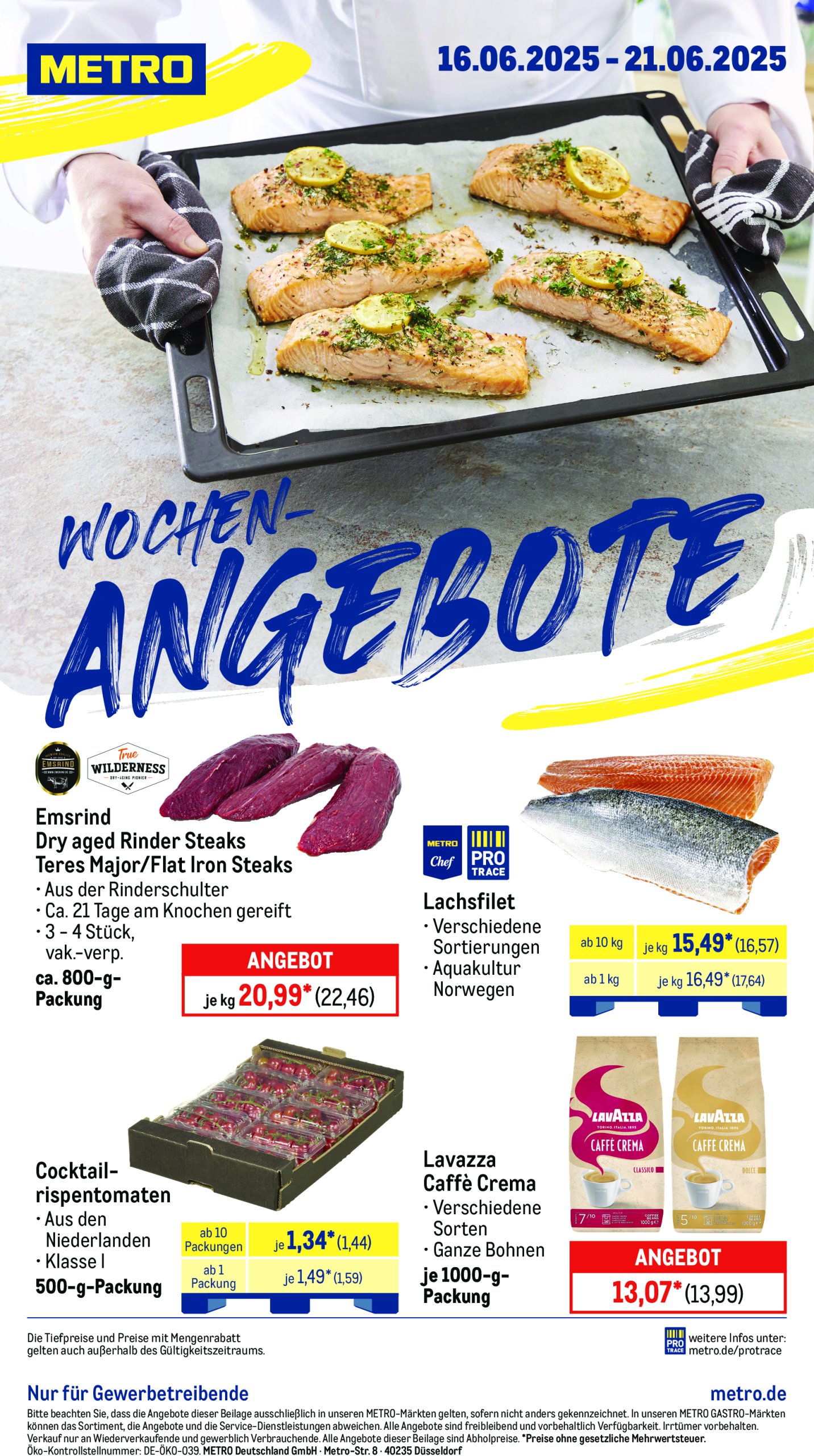 metro - Metro - Wochen-Angebote-Prospekt gültig vom 16.06. bis 21.06.