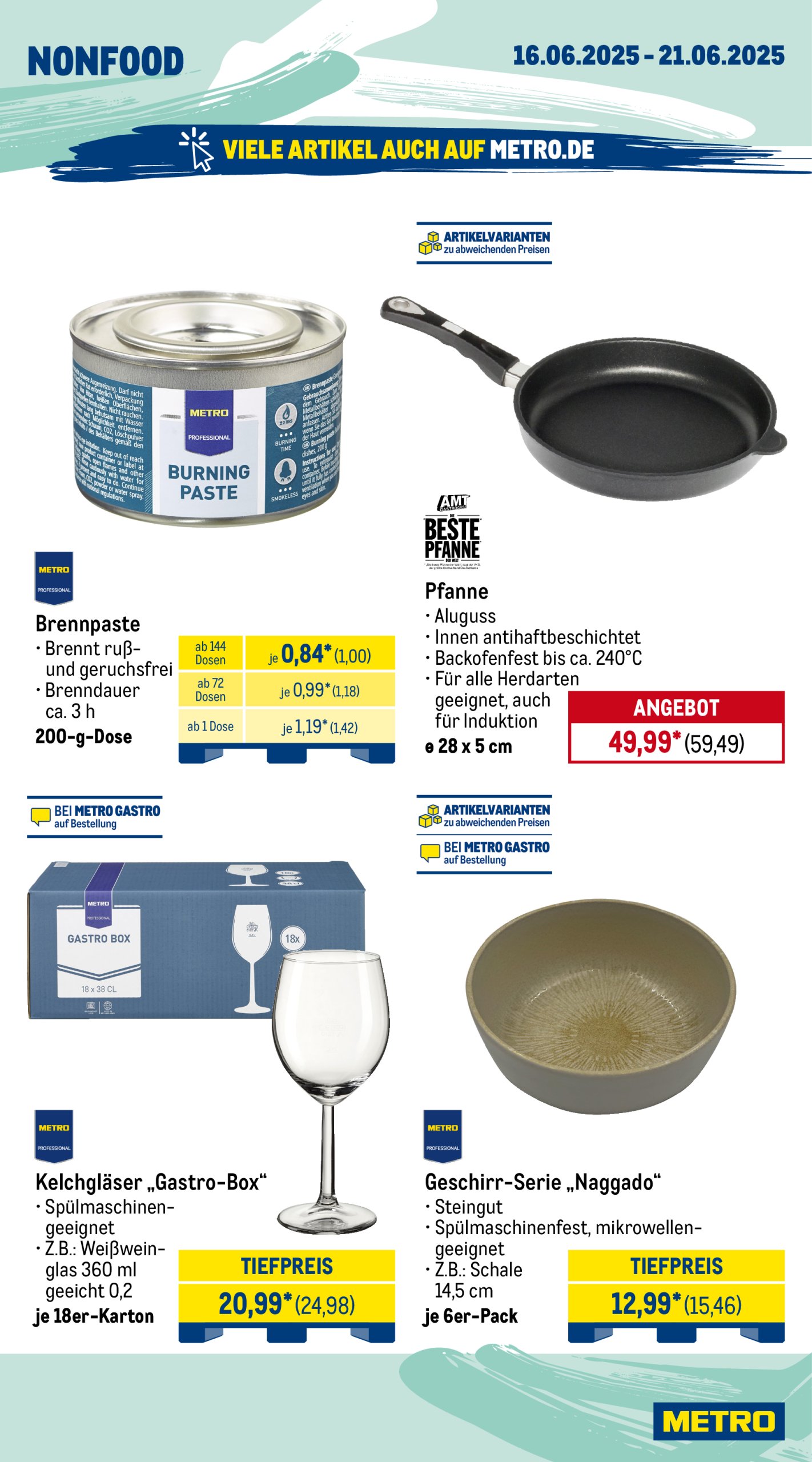 metro - Metro - Wochen-Angebote Gastro-Prospekt gültig vom 16.06. bis 21.06. - page: 18