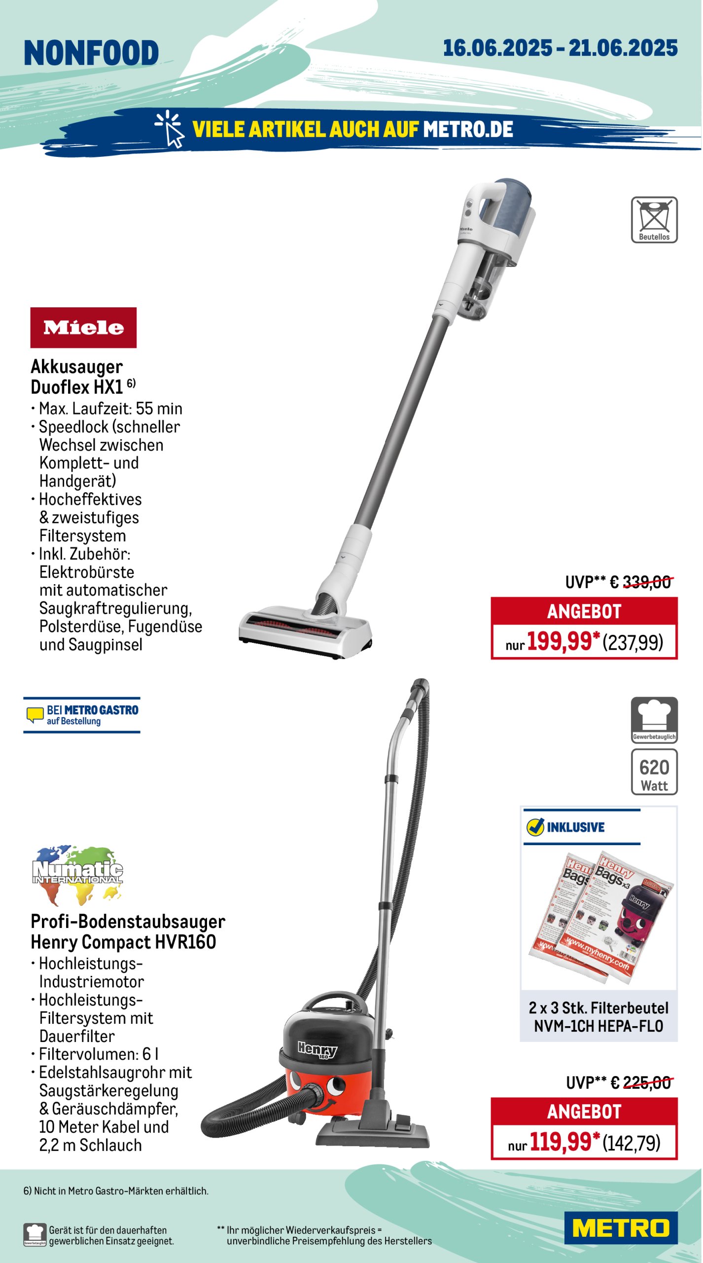 metro - Metro - Wochen-Angebote Gastro-Prospekt gültig vom 16.06. bis 21.06. - page: 16