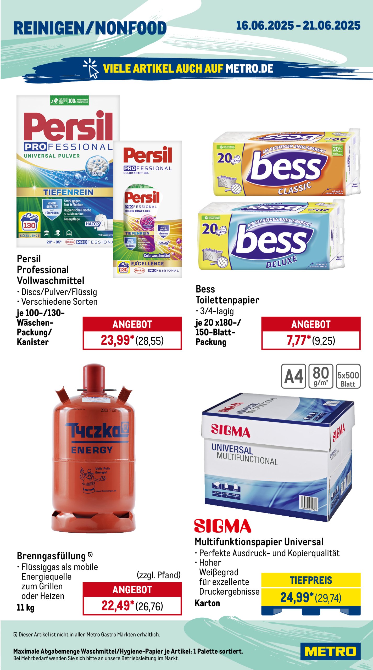 metro - Metro - Wochen-Angebote Gastro-Prospekt gültig vom 16.06. bis 21.06. - page: 15