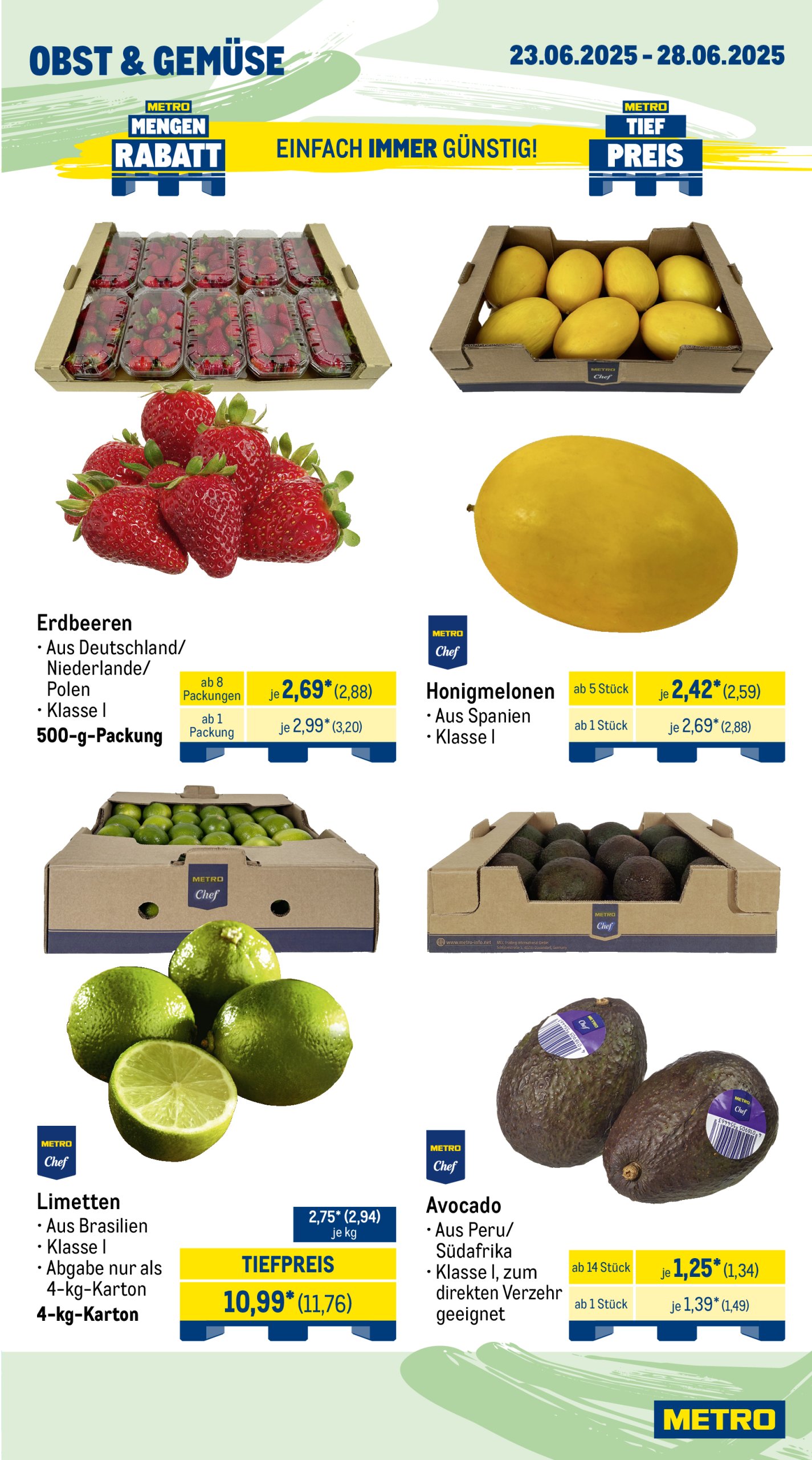 metro - Metro - Wochen-Angebote Gastro-Prospekt gültig vom 23.06. bis 28.06. - page: 7