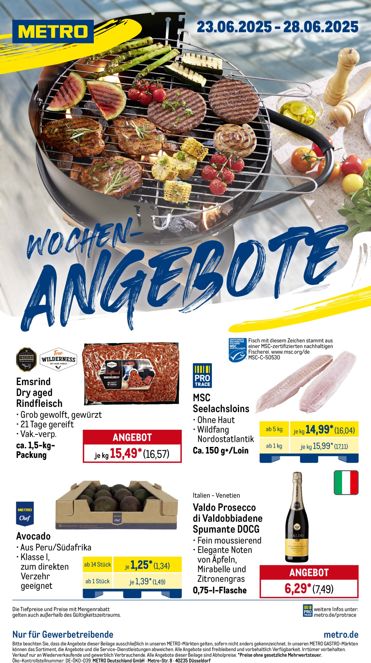 metro - Metro - Wochen-Angebote-Prospekt gültig vom 23.06. bis 28.06.