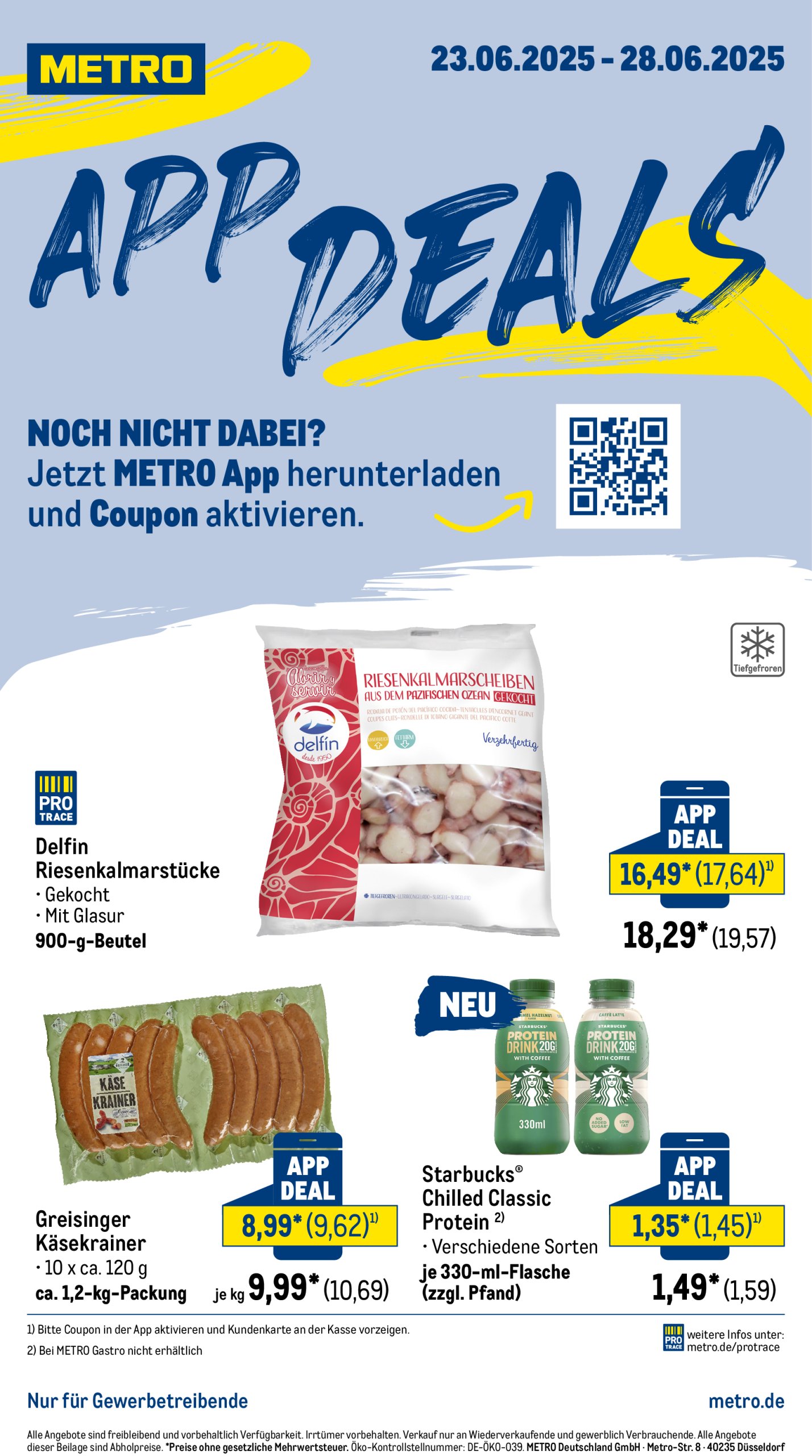 metro - Metro - App Deals-Prospekt gültig vom 23.06. bis 28.06.