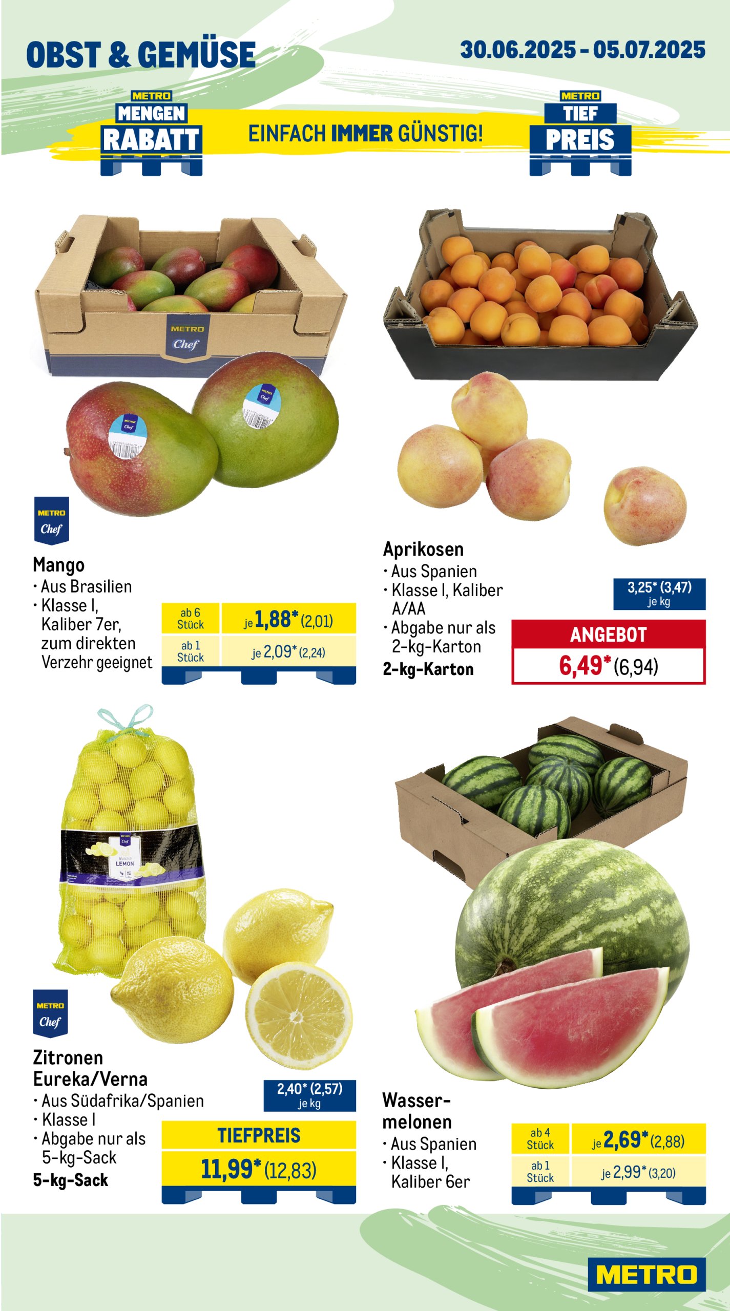 metro - Metro - Wochen-Angebote Gastro-Prospekt gültig vom 30.06. bis 05.07. - page: 7