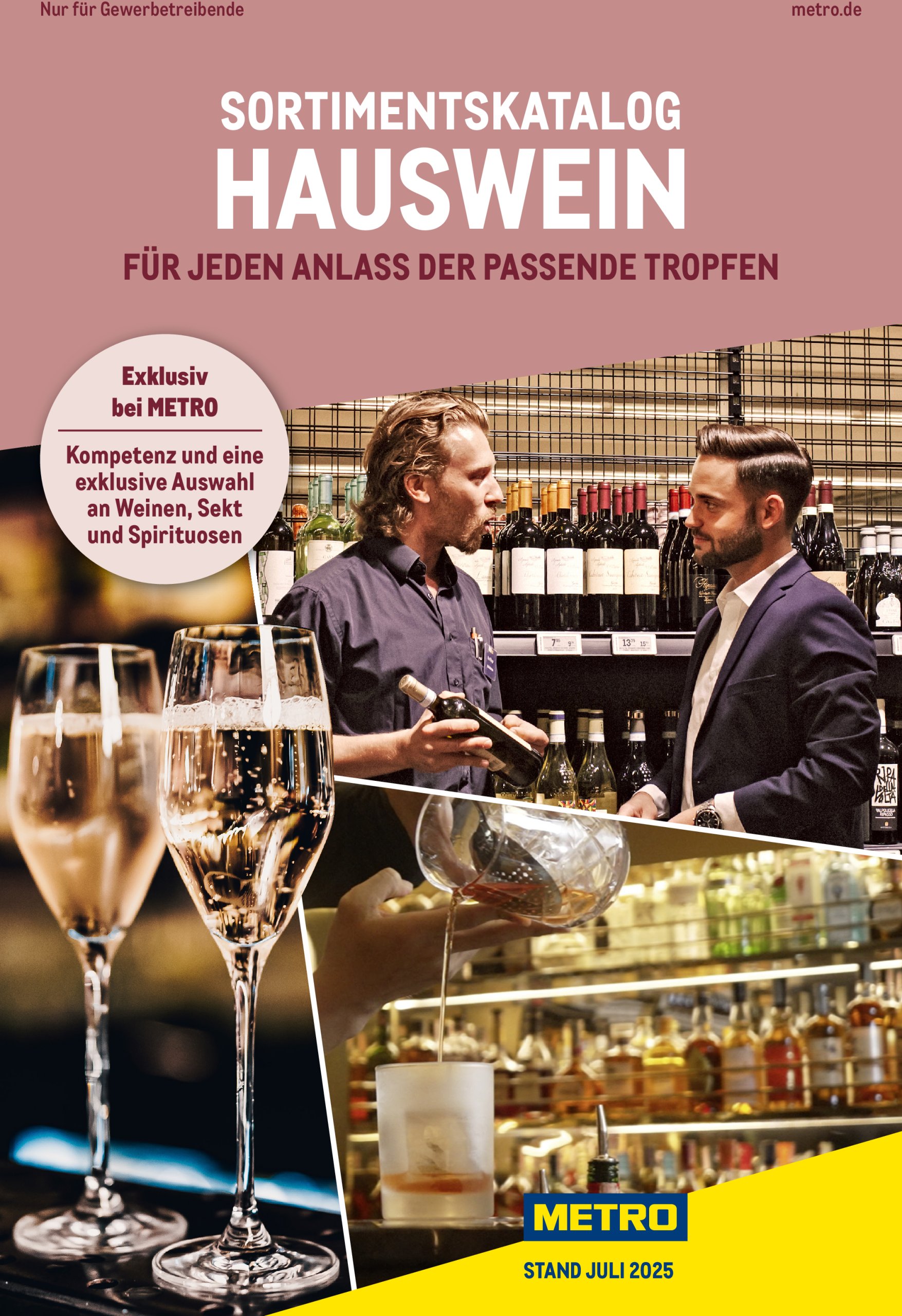 metro - Metro - Hauswein-Katalog-Prospekt gültig vom 02.07. bis 31.07.