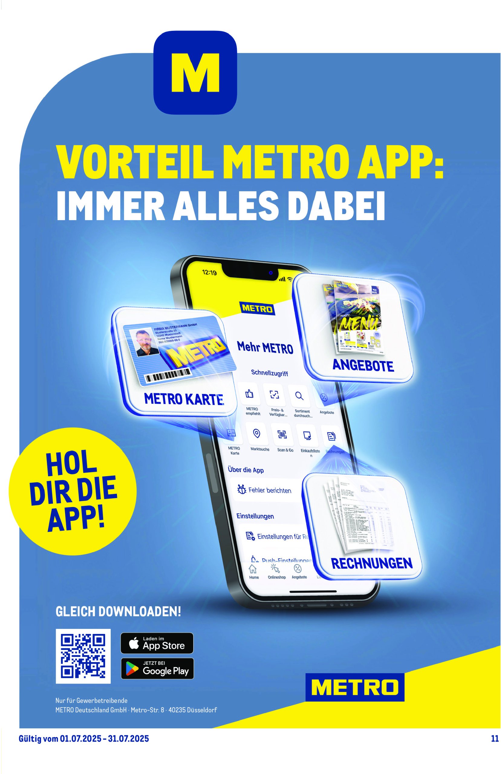 metro - Metro - Monats-Menü-Prospekt gültig vom 01.07. bis 31.07. - page: 11