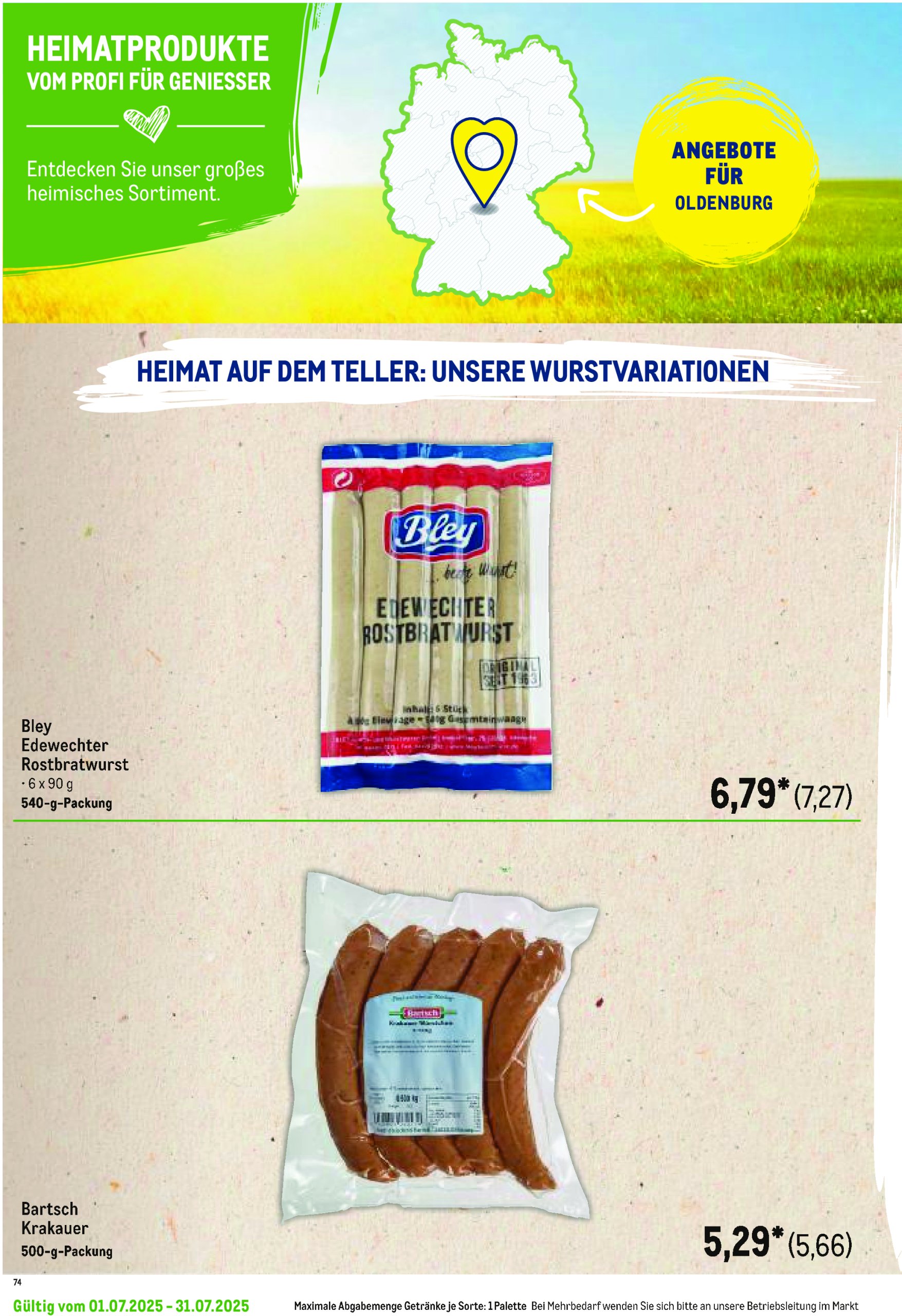 metro - Metro - Regionaler Flyer-Prospekt gültig vom 01.07. bis 31.07. - page: 42