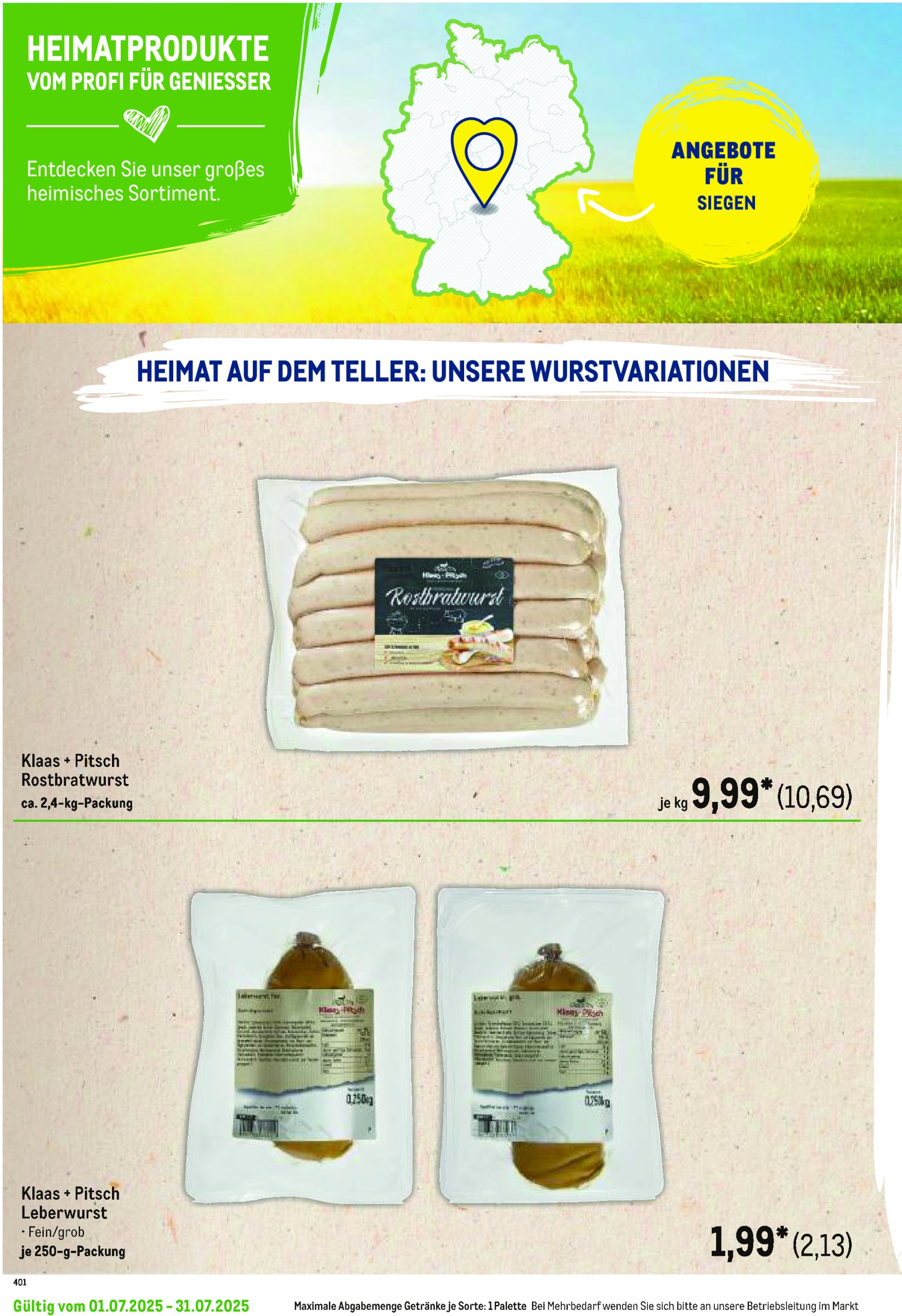 metro - Metro - Regionaler Flyer-Prospekt gültig vom 01.07. bis 31.07. - page: 8