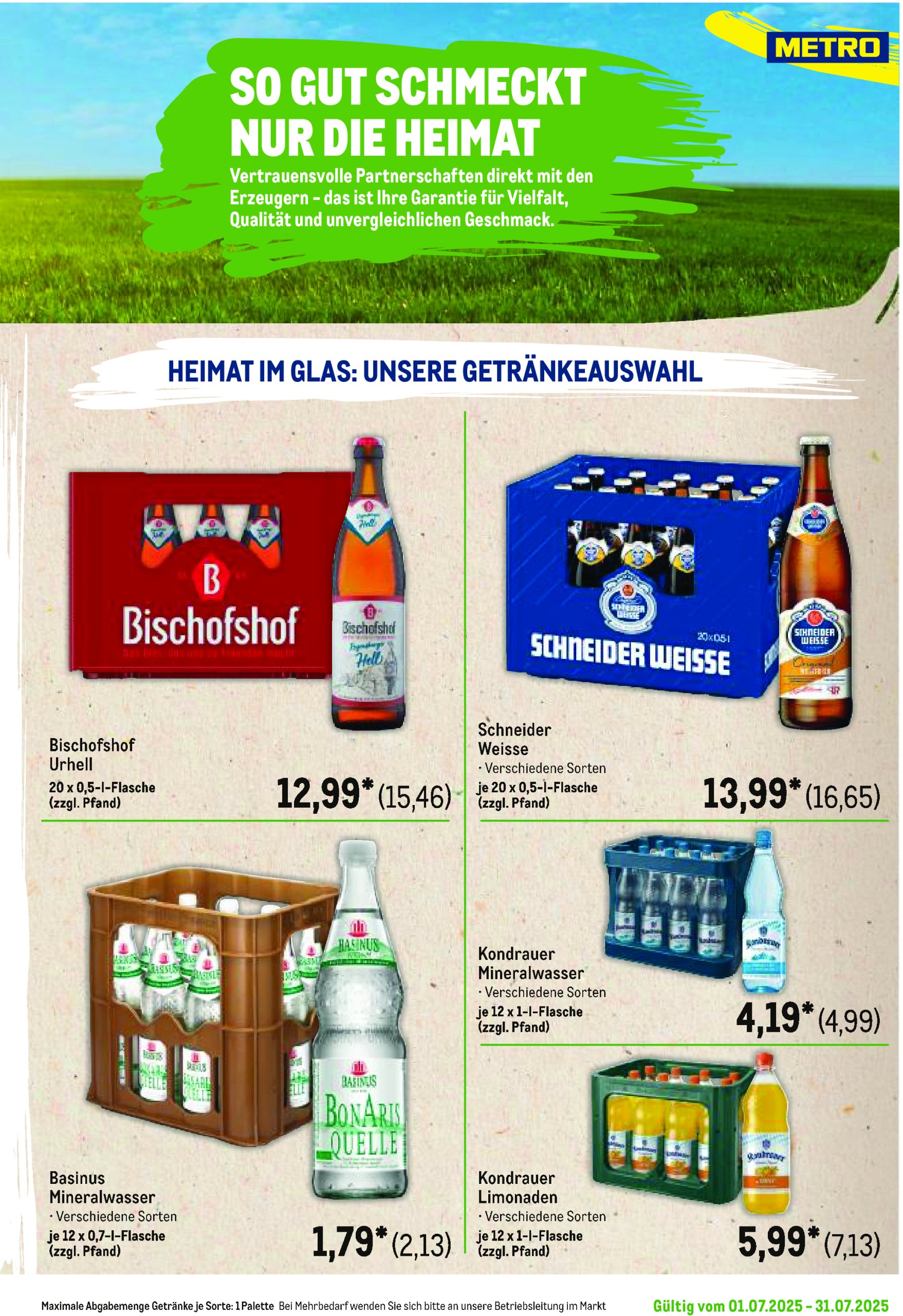 metro - Metro - Regionaler Flyer-Prospekt gültig vom 01.07. bis 31.07. - page: 107